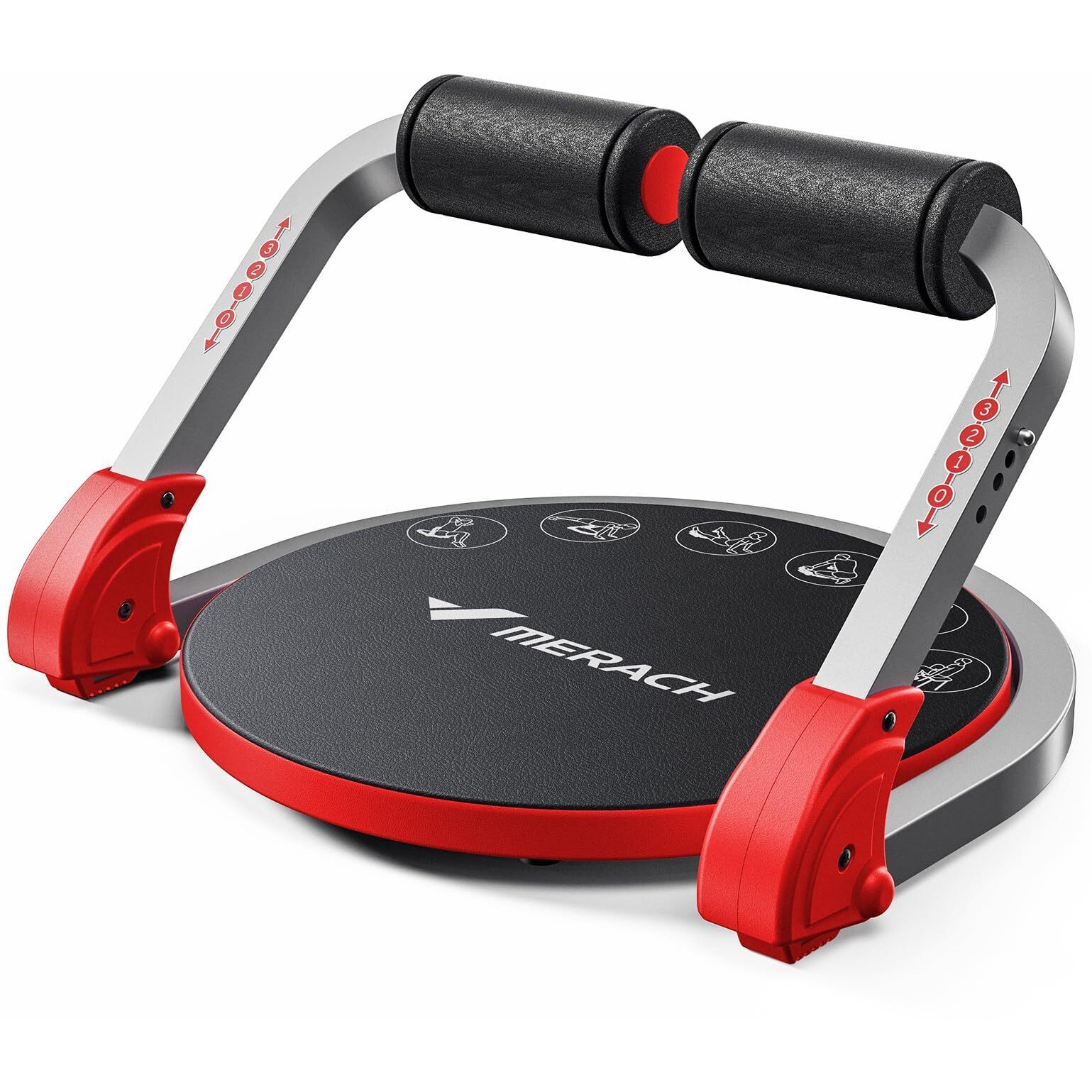 Merach Ab Machine For Stomach Workout  Ab Crunch Machine With 3 Adjustable Resistance And Automatic Rebound  Sit Up Machine With 330 Lbs Weight Capacity  Ab Workout Equipment For Home Exercise