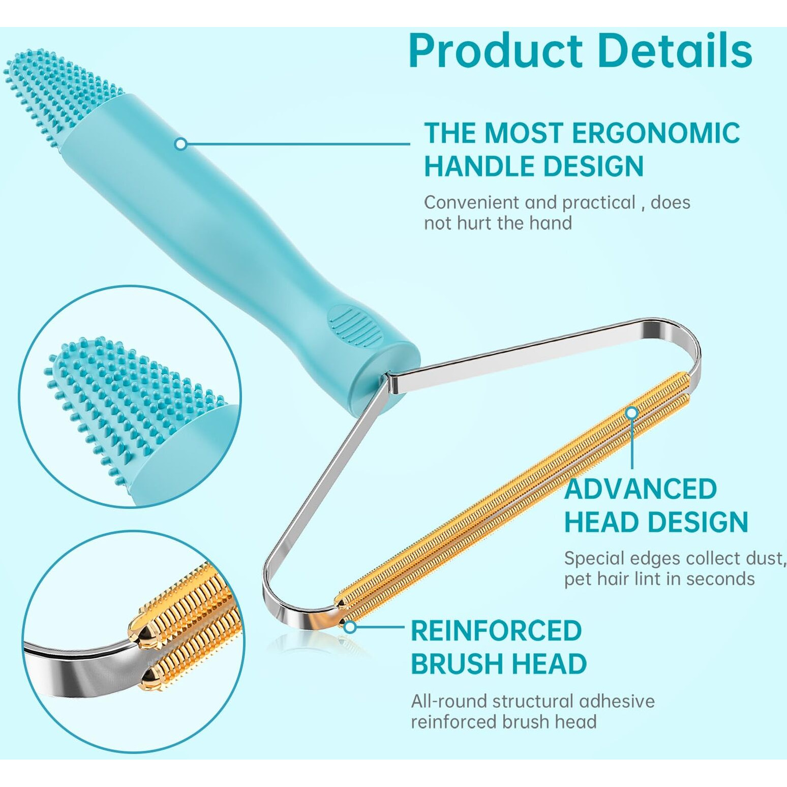 Cleaner Pro Fabric Shaver - Pet Hair Remover For Rugs  Couch  Carpet & Pet Towers (2Pack)