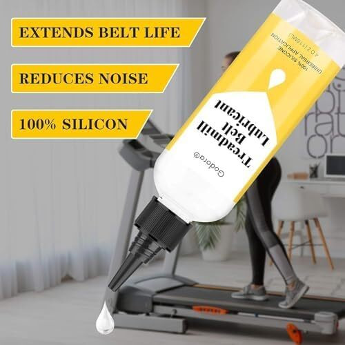 100% Silicone Treadmill Lubricant/Treadmill Lube  4 Ounces Premium Silicone Oil For Treadmill Belt Lubrication  Easy To Apply Treadmill Belt Lubricant Oil  Suitable For Nearly All Type Of Treadmills