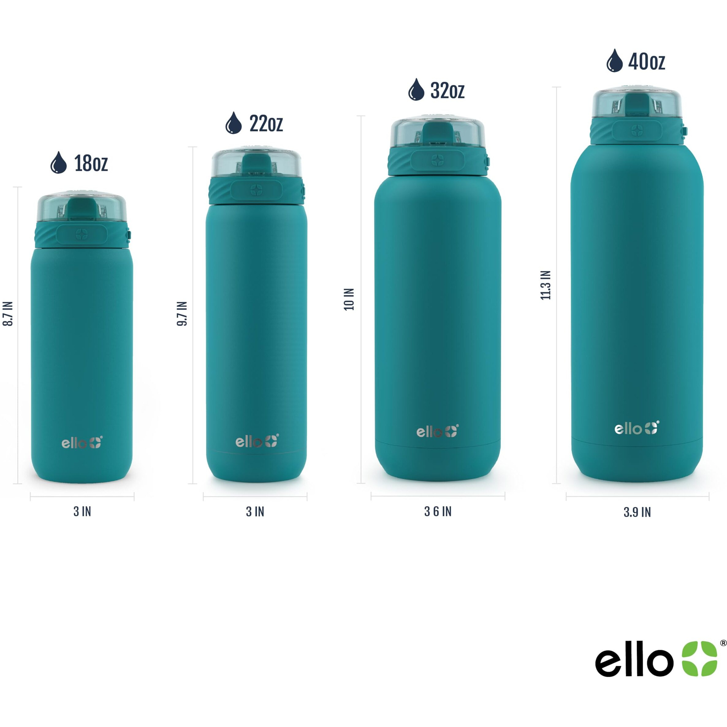 Ello Cooper 18Oz Kids Stainless Steel Water Bottle With Straw And Carry Handle  Double Walled And Vacuum Insulated Metal  Leak Proof Locking Lid With Soft Silicone Spout  Reusable  Bpa Free  Antigua