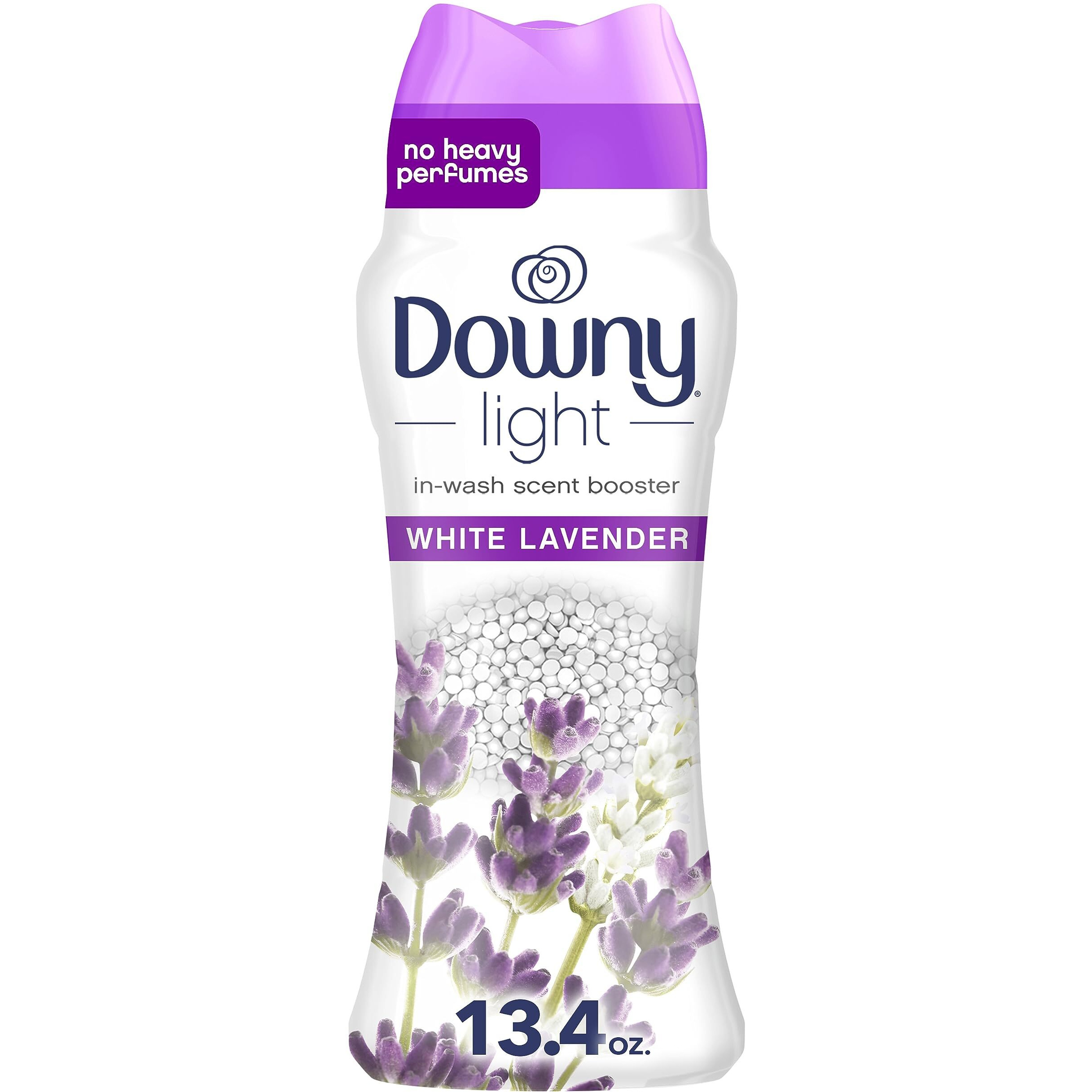 Downy Light Laundry Scent Booster Beads For Washer  White Lavender  13.4 Oz  With No Heavy Perfumes