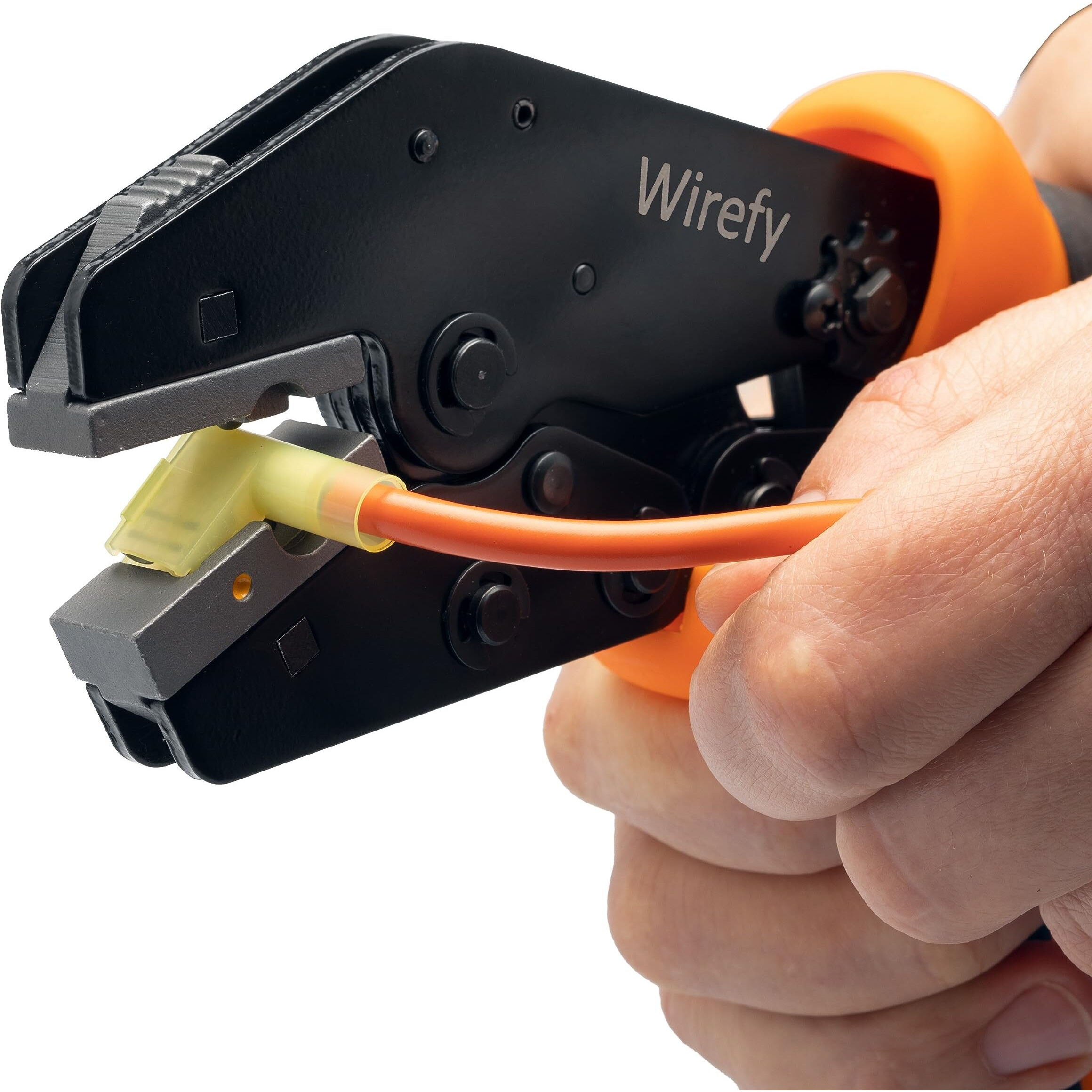 Wirefy Crimping Die For Insulated Flag Connectors - 12-10 Awg