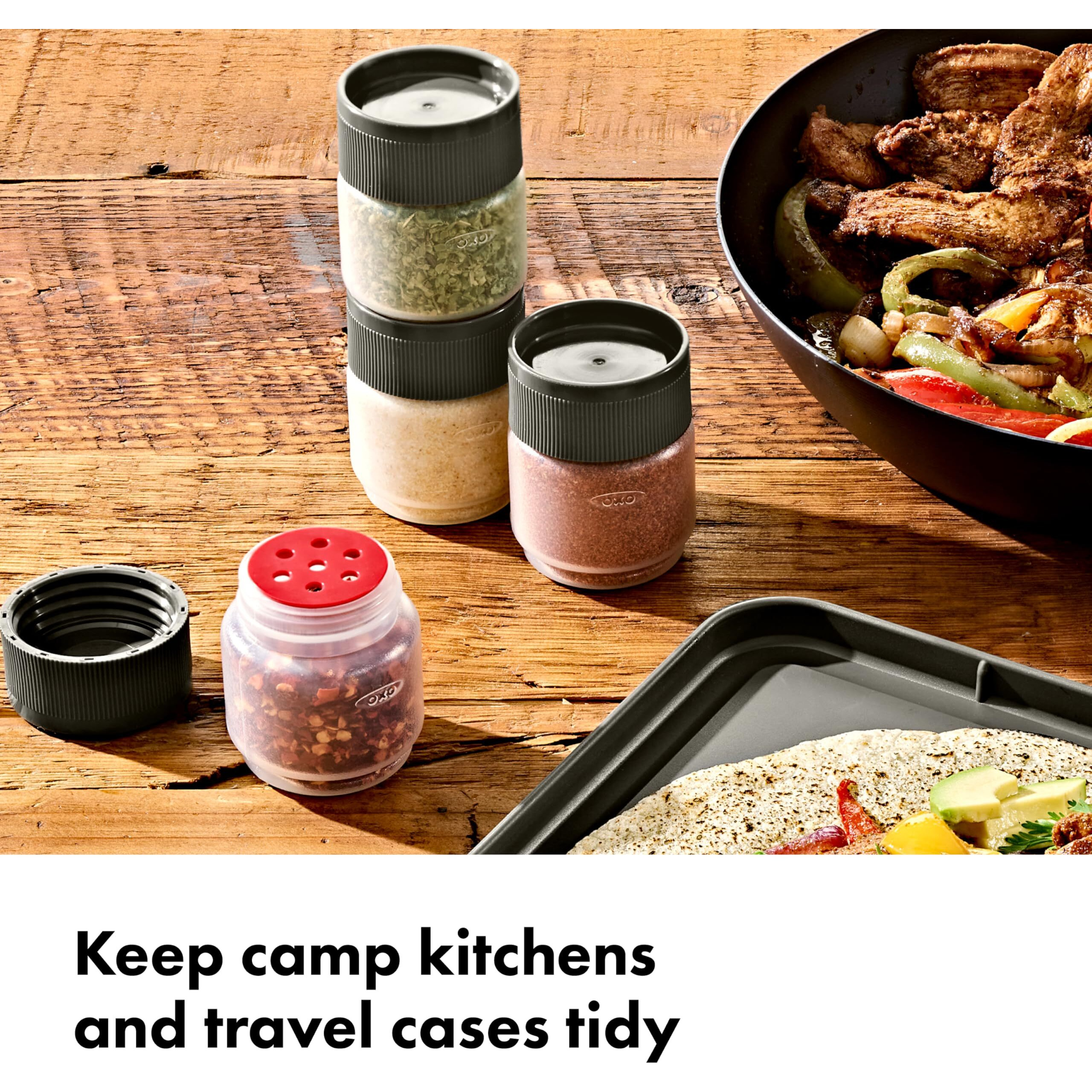 Oxo Outdoor 4-Piece Spice Shaker Set