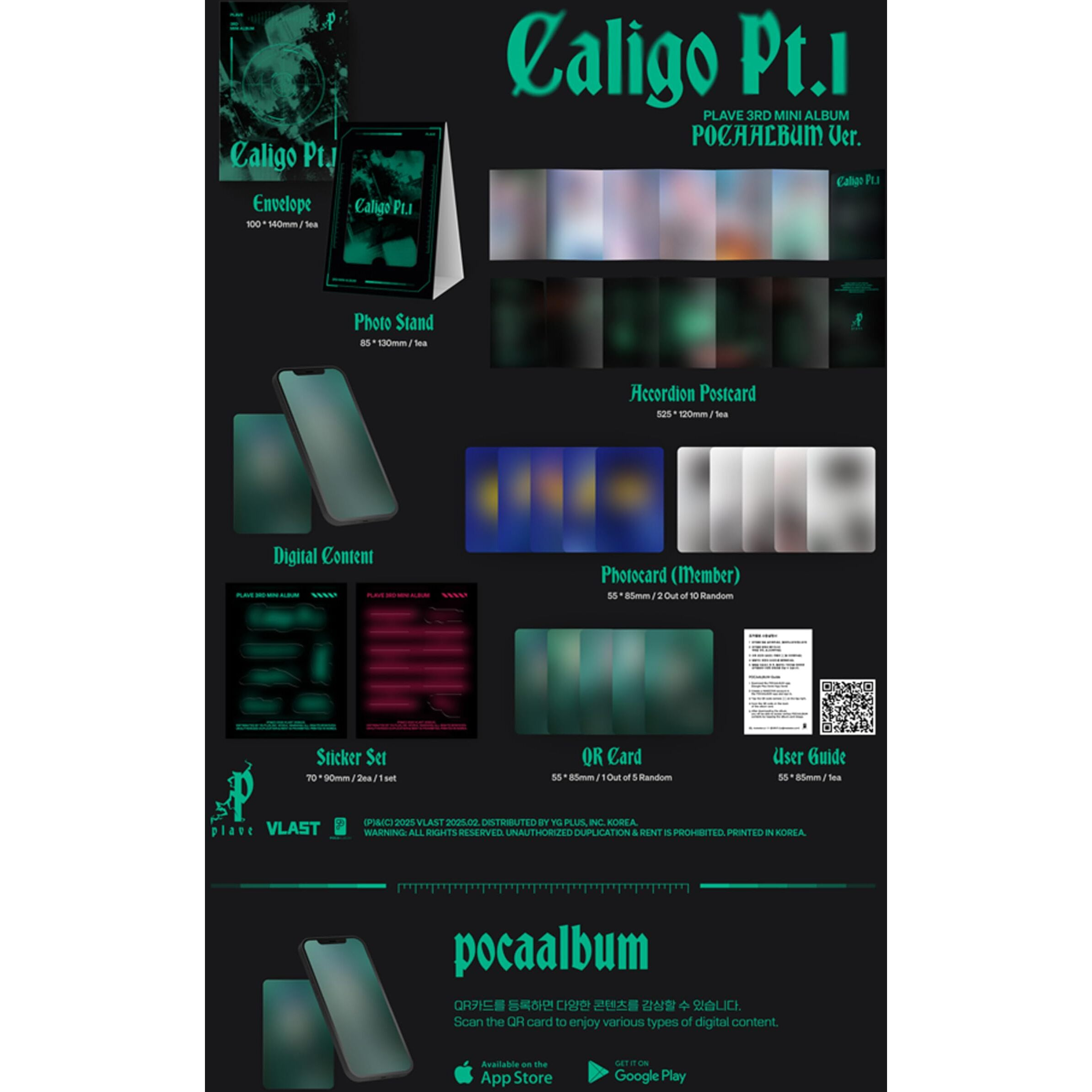 Koread Plave 3Rd Mini Album Caligo Pt1 (Pocaalbum Ver)