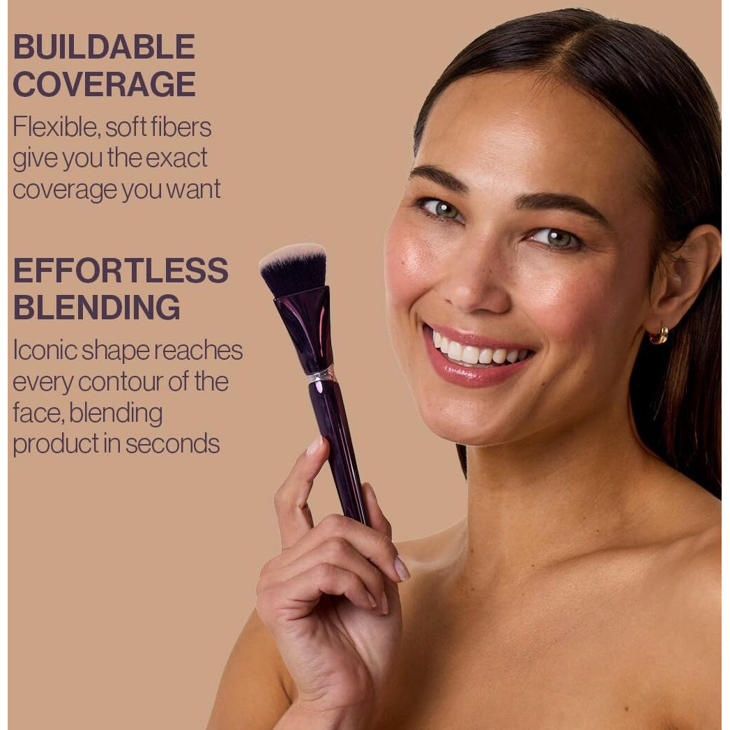 Anisa Beauty Pinnacle Foundation Brush | Professional Makeup Brush For Seamless Foundation Application | Soft  Vegan Fibers For Flawless Blending | Ideal For Liquid  Cream  And Powder Formulas