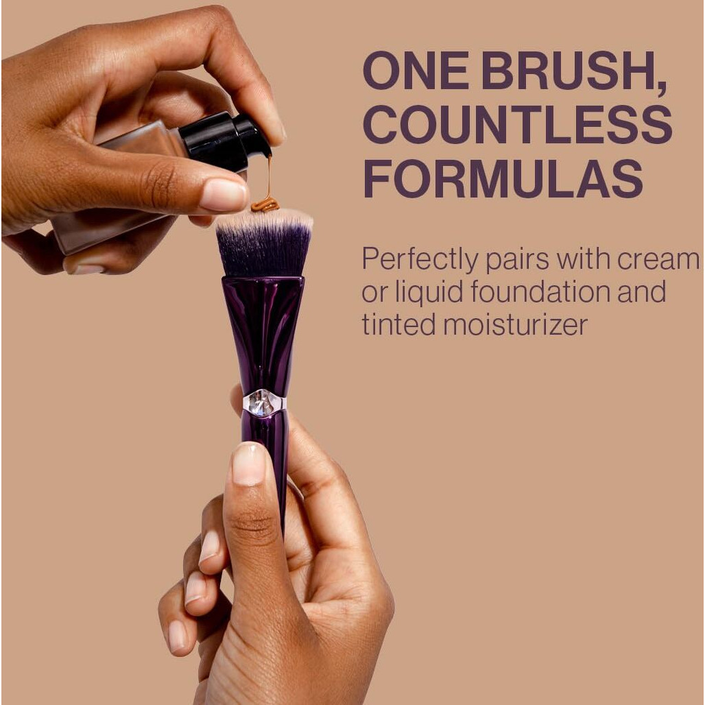 Anisa Beauty Pinnacle Foundation Brush | Professional Makeup Brush For Seamless Foundation Application | Soft  Vegan Fibers For Flawless Blending | Ideal For Liquid  Cream  And Powder Formulas