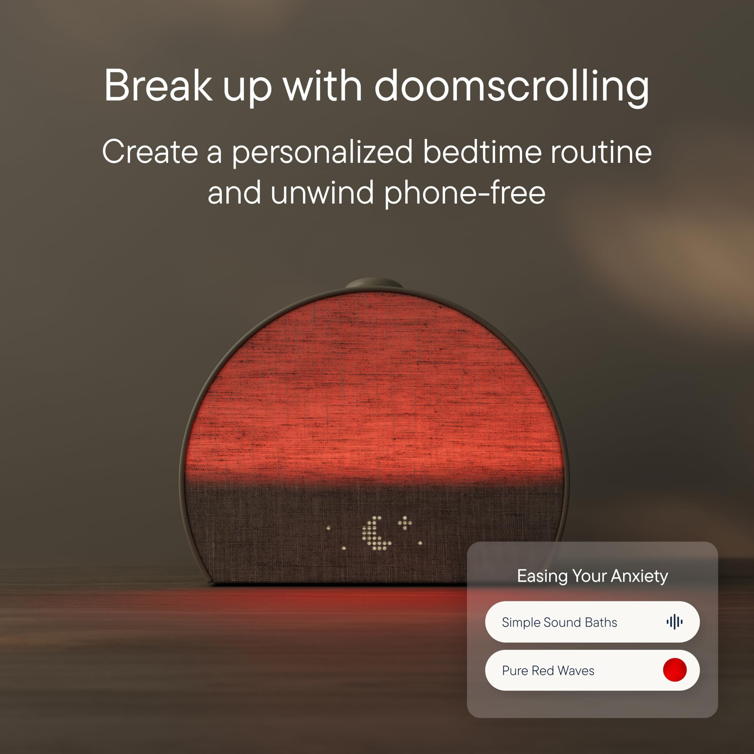 Hatch Restore 3 Sunrise Alarm Clock  Sound Machine  Smart Light (Cocoa) - White Noise  Screen-Free Sleep Routine