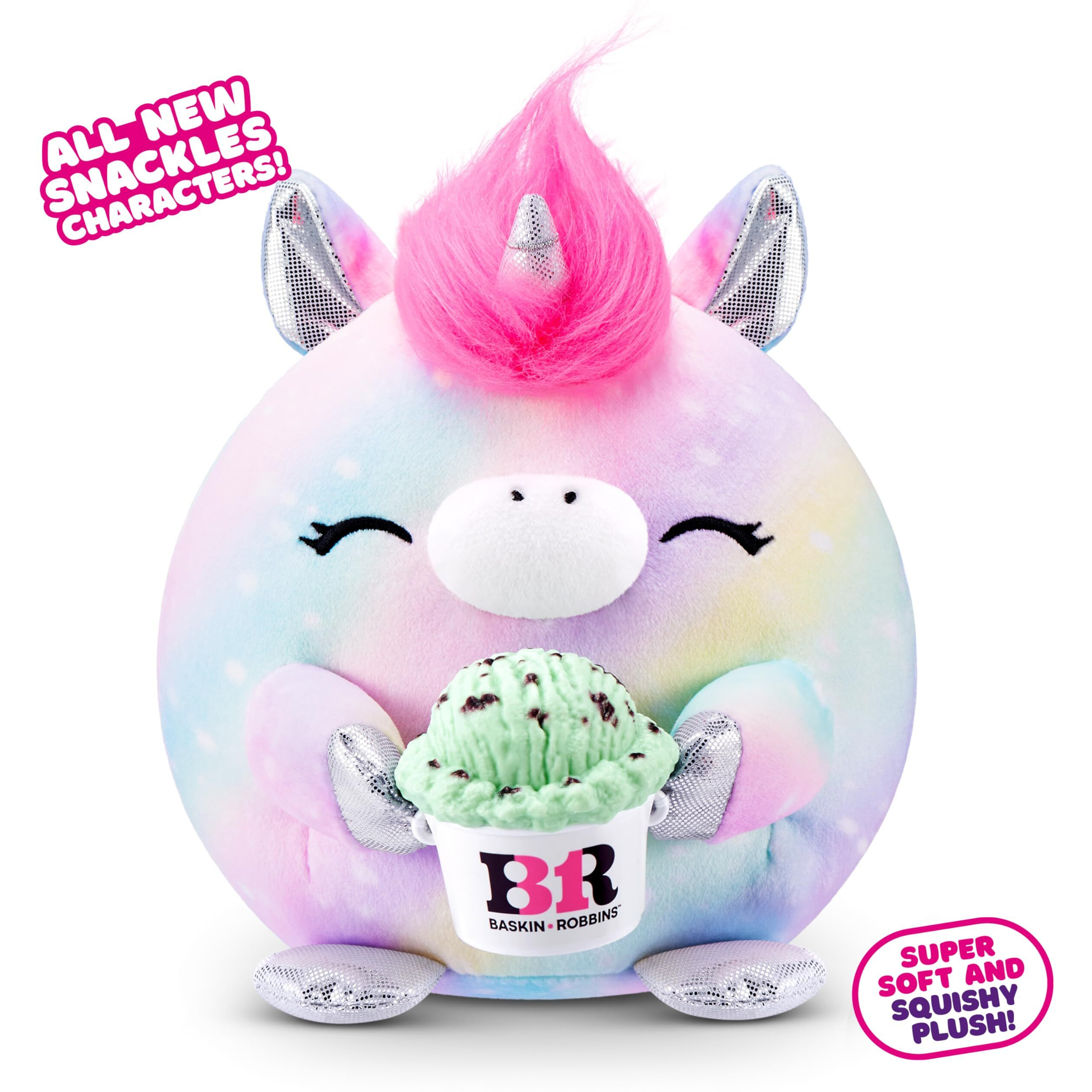 Snackles Series 2 5-Inch By Zuru Cuddly Squishy Comfort 5-Inch Plush With Licensed Snack Brand Accessory