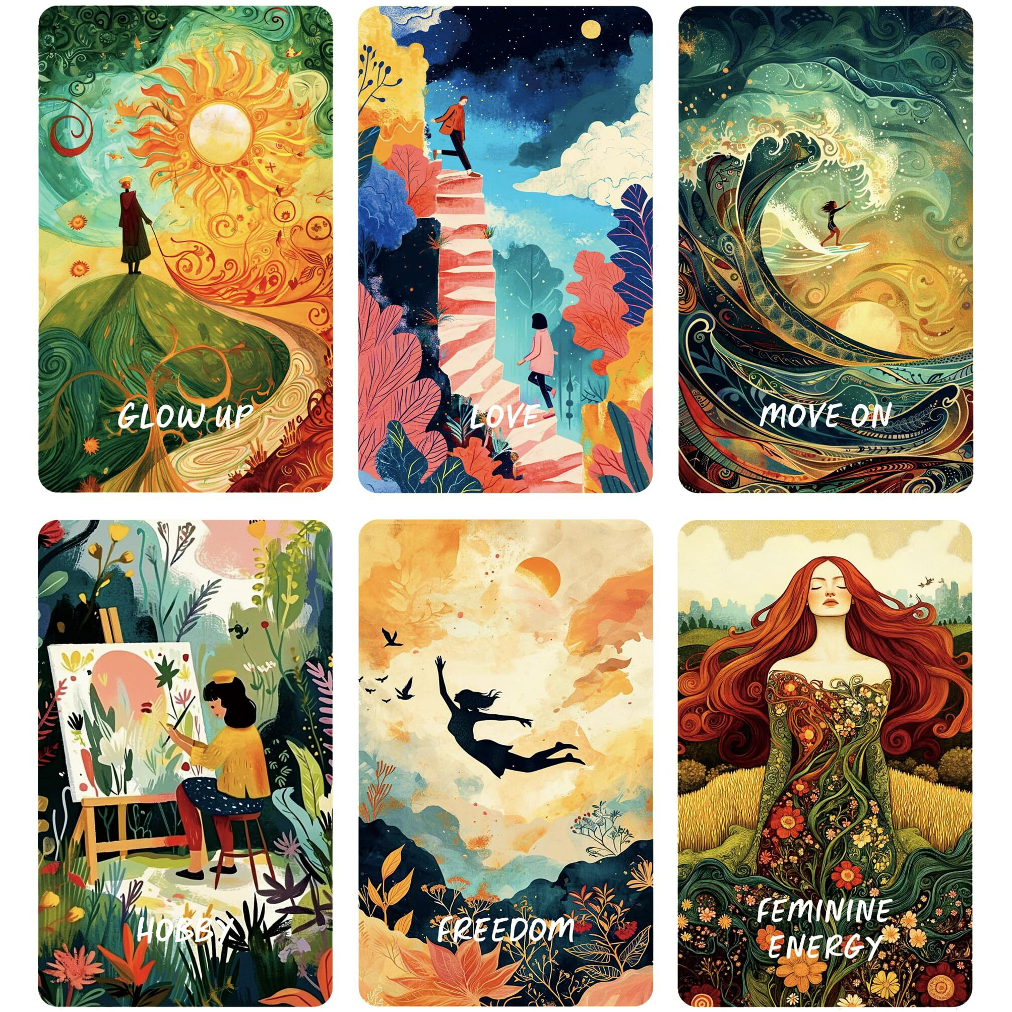 Vzmeiyre Life Happens Oracle Cards  Love Oracle Cards For Beginners  Clarifying Life Situations Oracle Deck  Spiritual Guidance