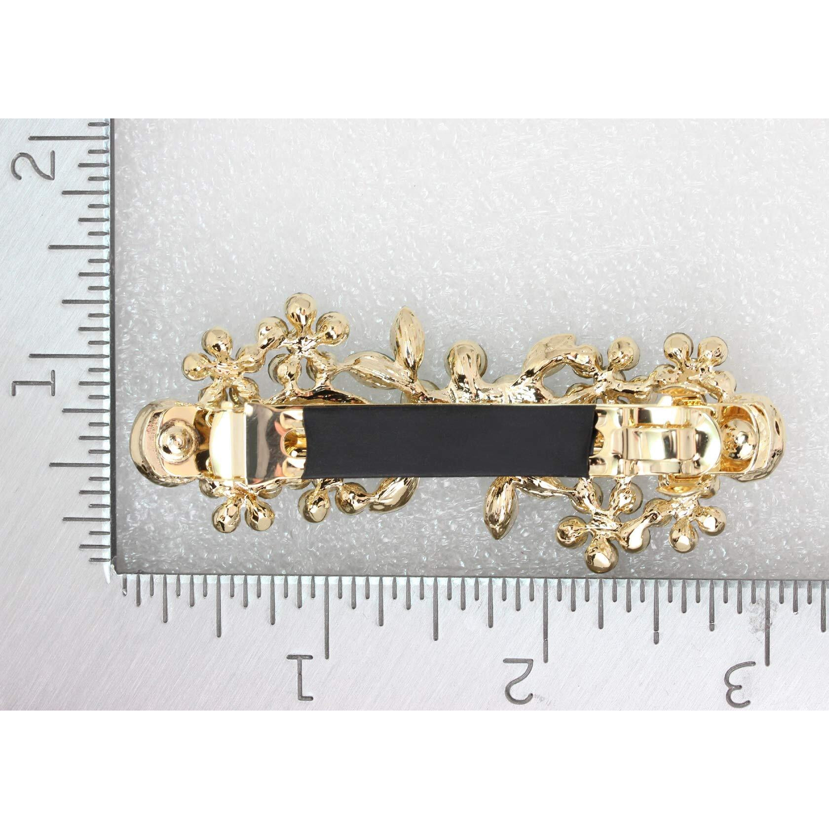 Faship Gorgeous Green Crystal Hair Barrette Clip