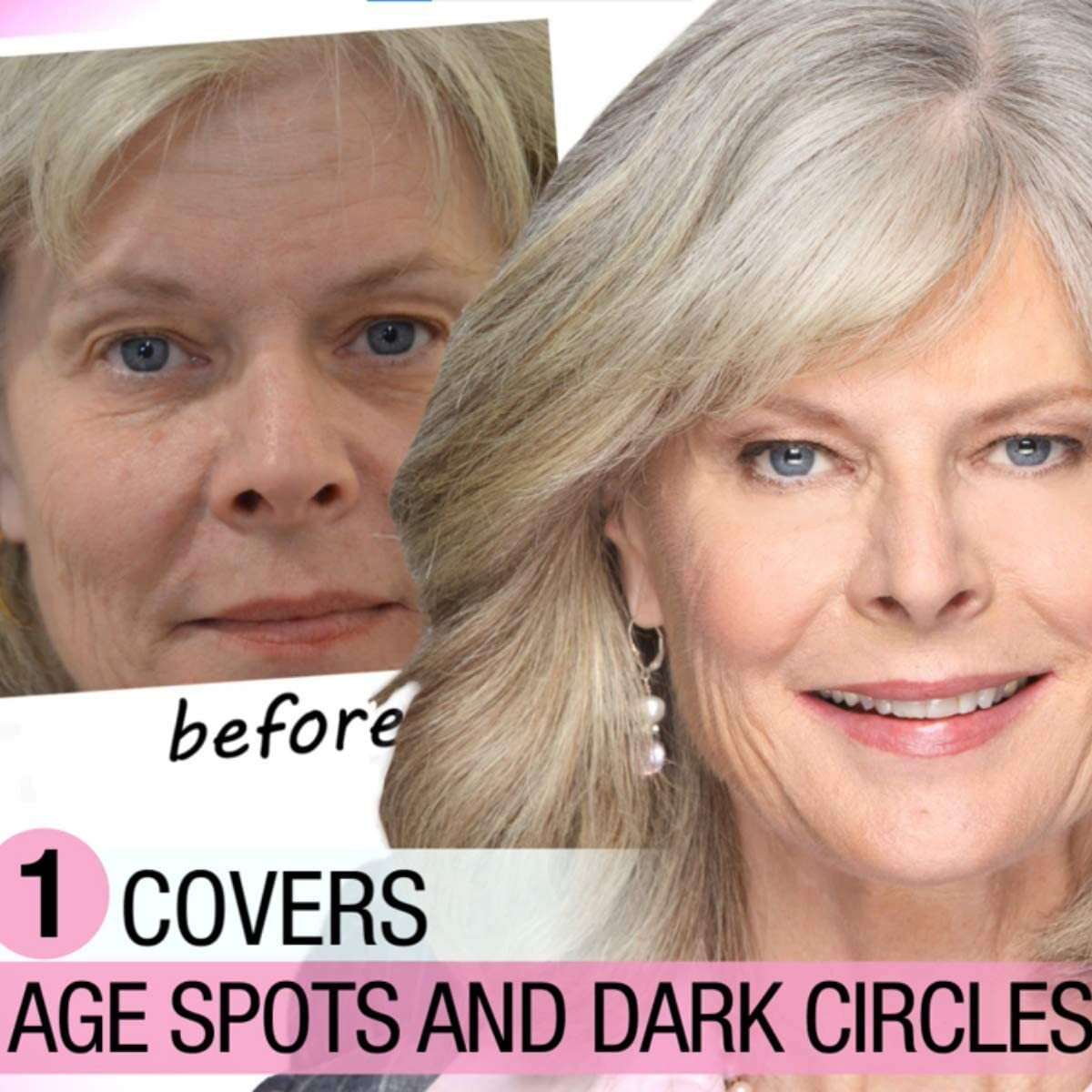 Magic Minerals By Jerome Alexander Mineral Powder Foundation With Color Correctors  Antioxidant Skincare Formula (Dark)