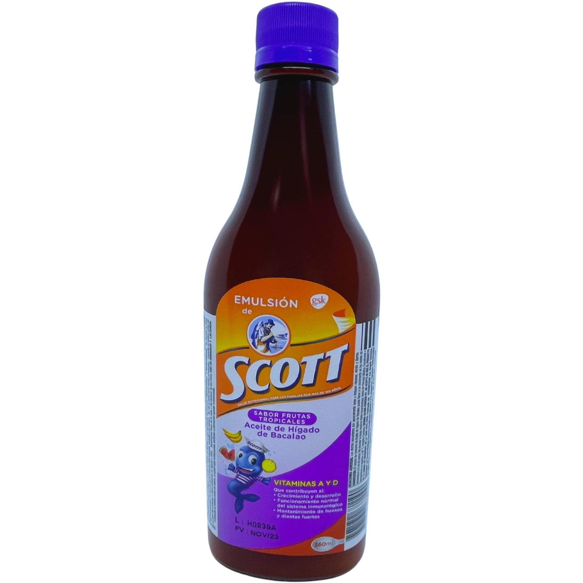 Emulsion De Scott Frutas Tropicales (Tropical Fruit) (360 Ml)