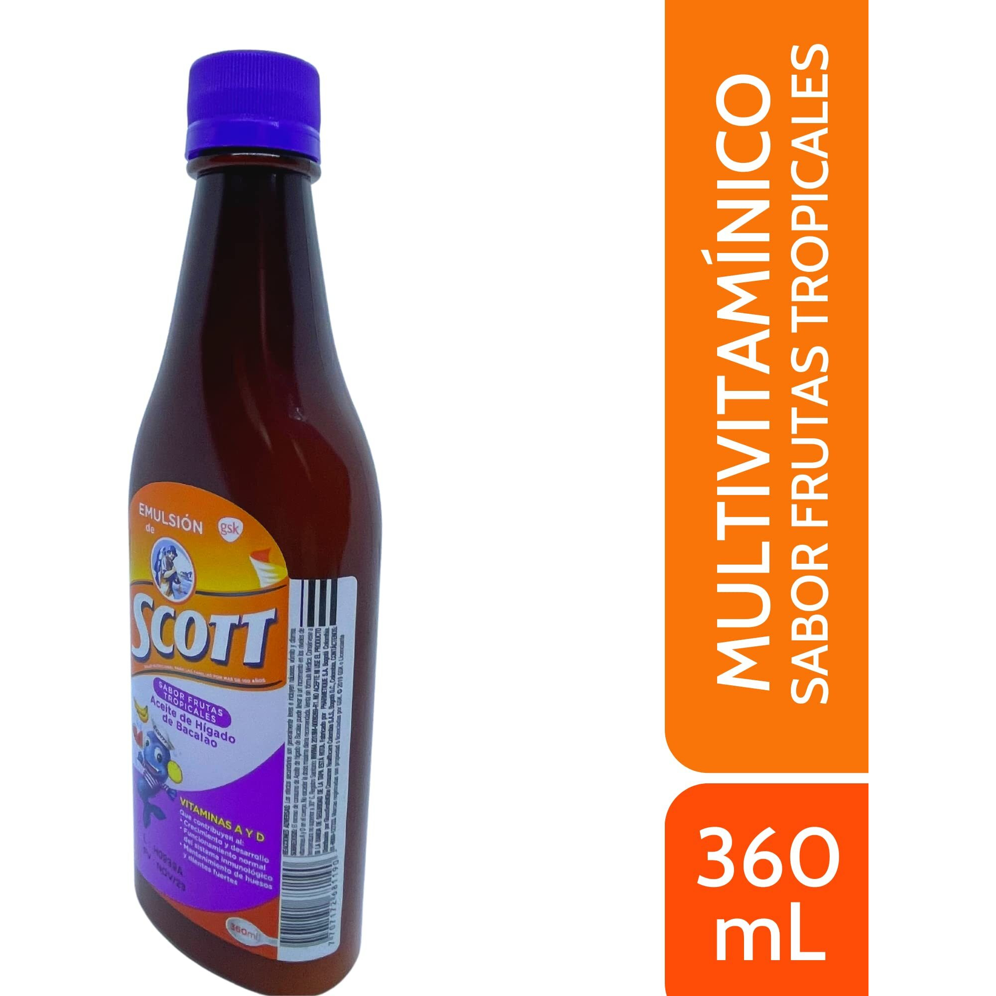 Emulsion De Scott Frutas Tropicales (Tropical Fruit) (360 Ml)