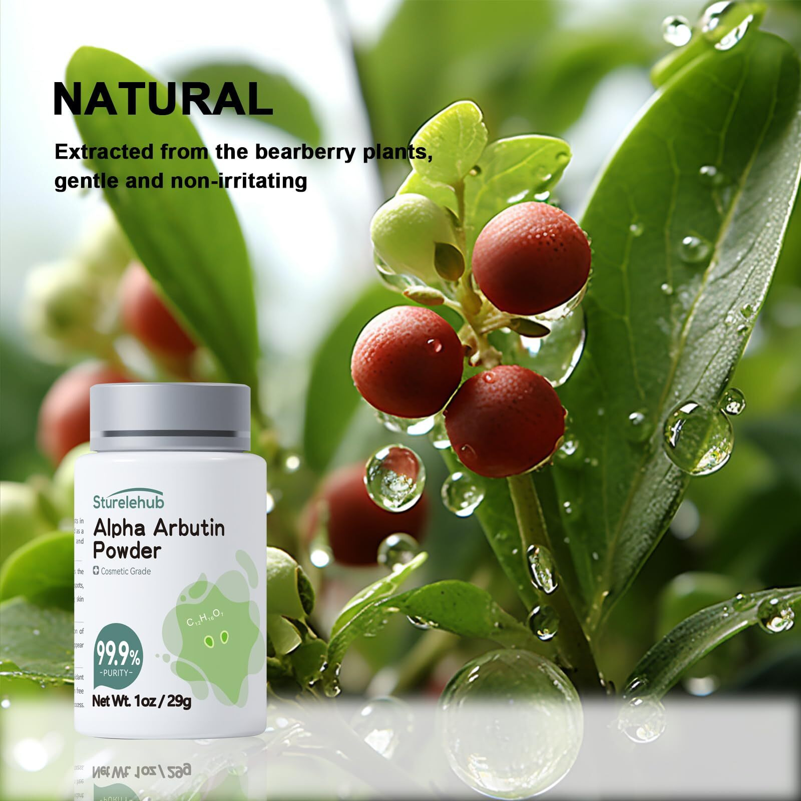 Alpha Arbutin Powder  1Oz 99.9% Purity  Cosmetic Grade  Alpha Arbutin Powder For Homemade Cosmetics