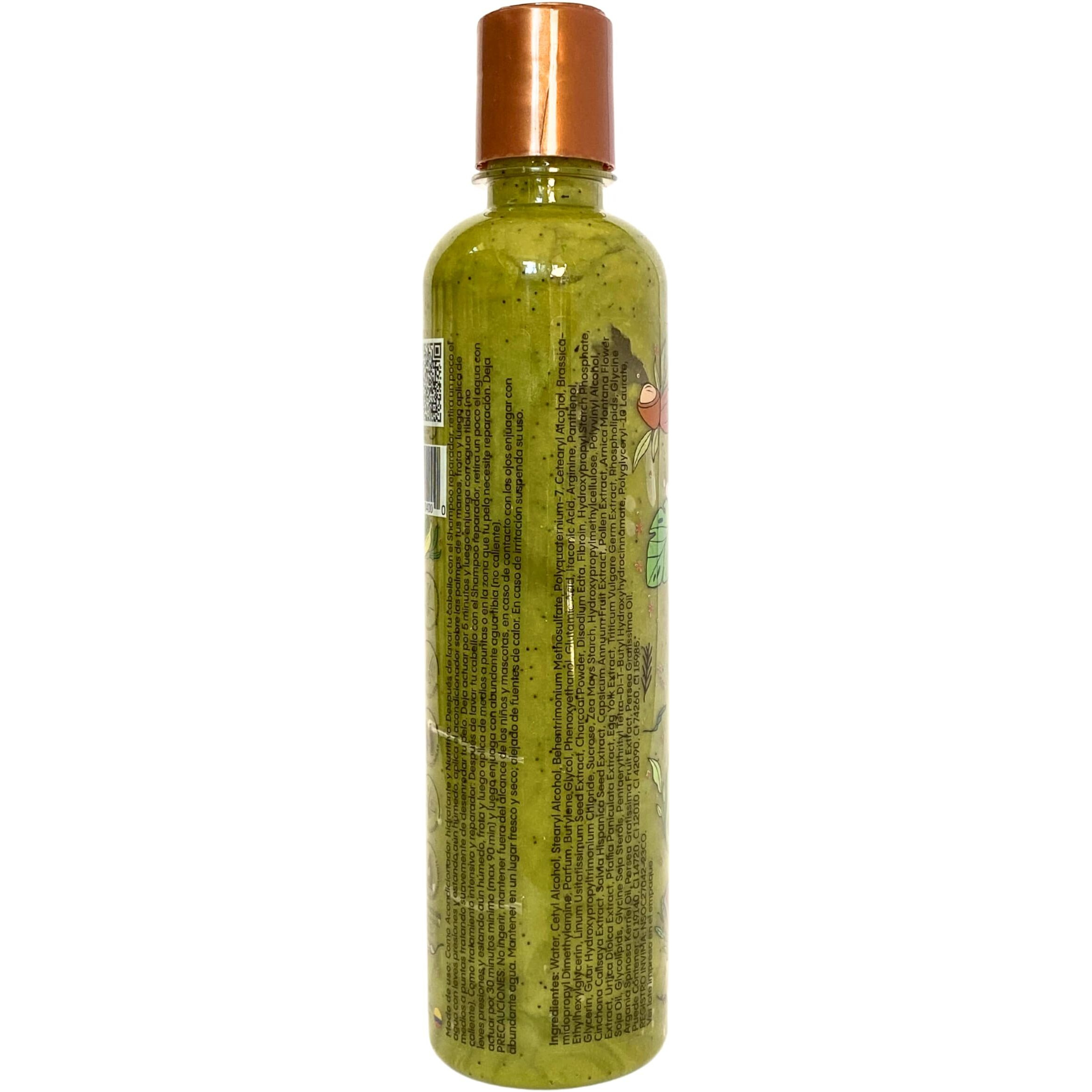 Ritual Botanico Tratamiento Natural Intensivo Plex Con Banana  Aguacate Y Argan Sin Dimethicone Ni Silicon 400 Ml.  Green