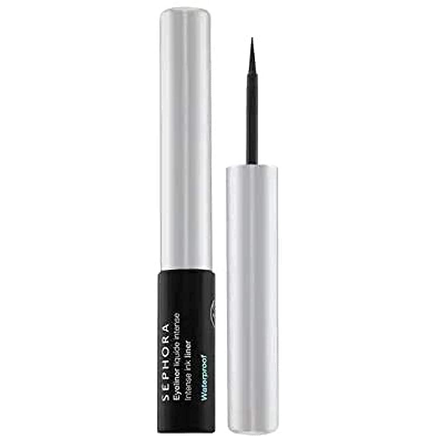 Sephora Collection Intense Felt-Tip Liquid Waterproof Eyeliner 01 - Satin Deep Black