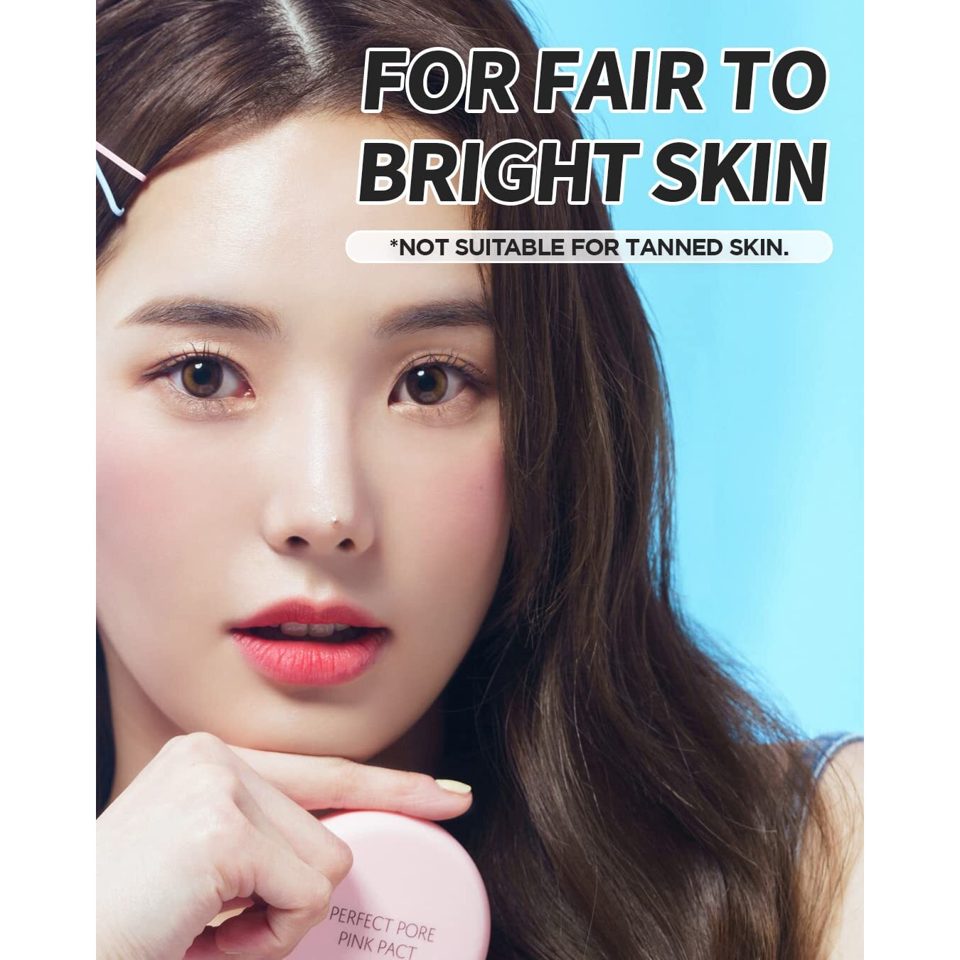 Thesaem Saemmul Perfect Pore Pink Pact - Makeup Finishing Pressed Powder For Sebum Control And Pore Minimization  Soothes Sensitive Skin With Calamine  Setting Powder  Clumps Free 12G. 2 Pack