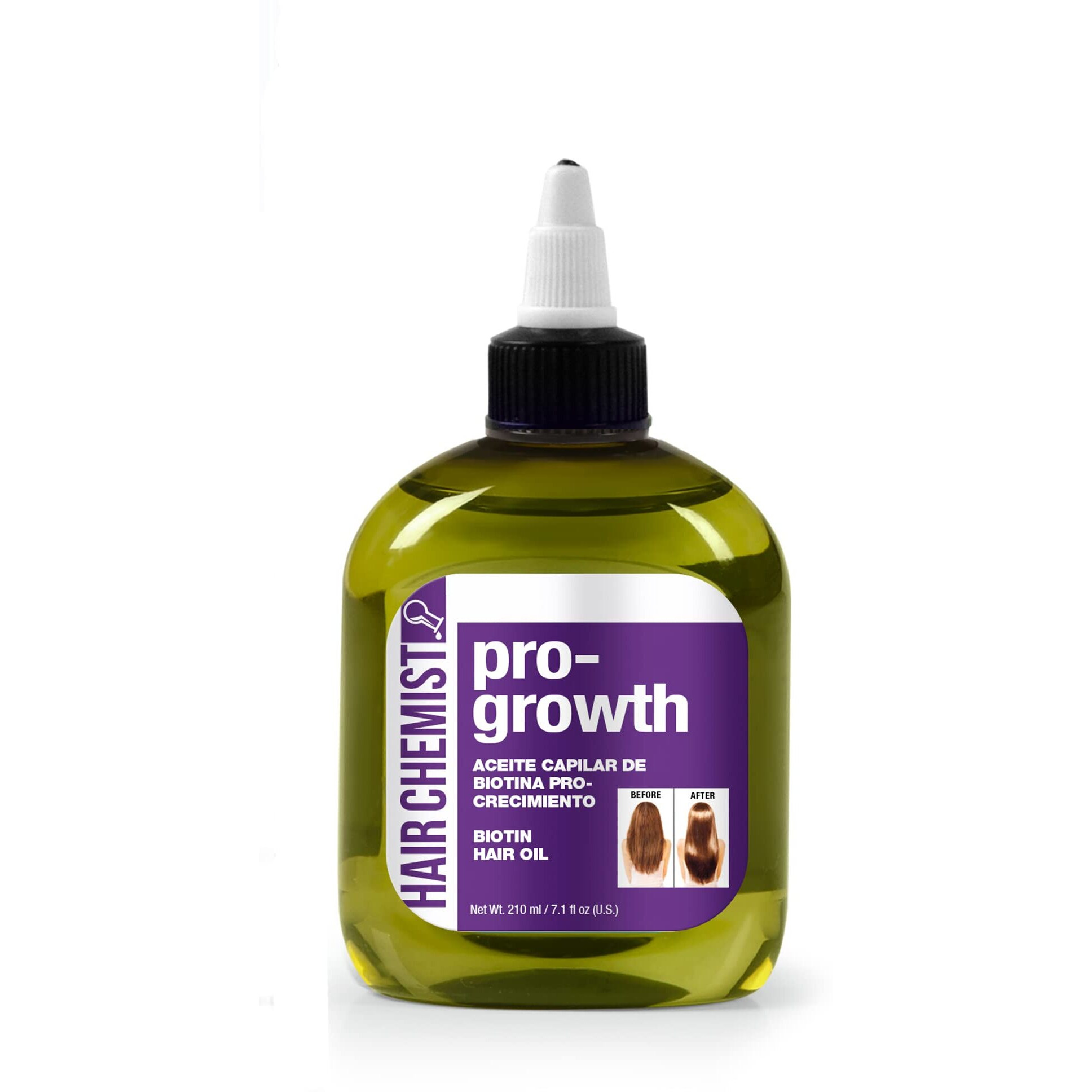 Hair Chemist Pro-Growth Biotin Hair Oil 7.1 Oz. - Hair Oil For Hair Growth