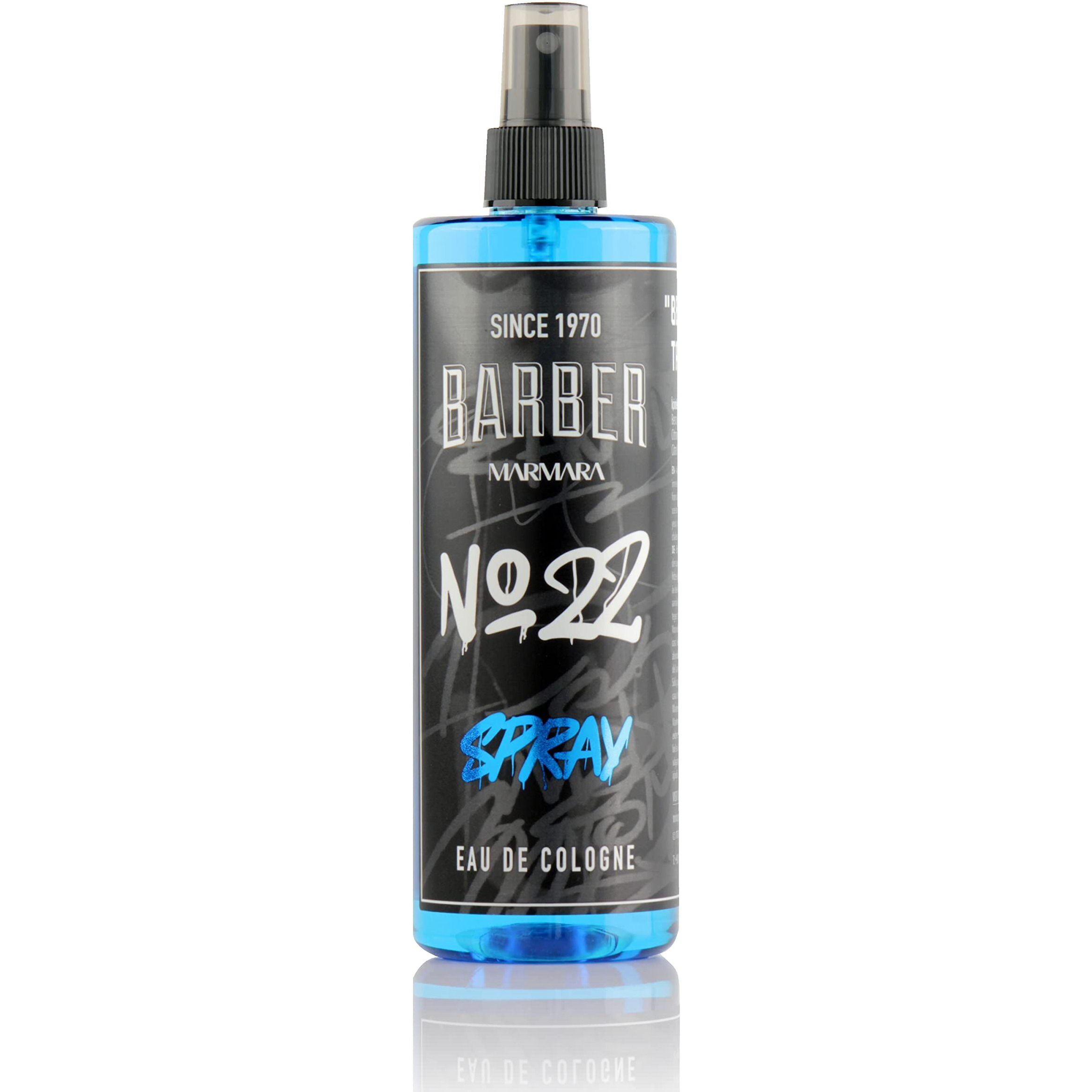Barber Marmara Eau De Cologne Pump Spray Mens Graffiti After Shave Men's Fragrance Water Shaving Water Men Barber Men's Fragrances Body Spray Barbershop 400Ml (400 Ml  No22)