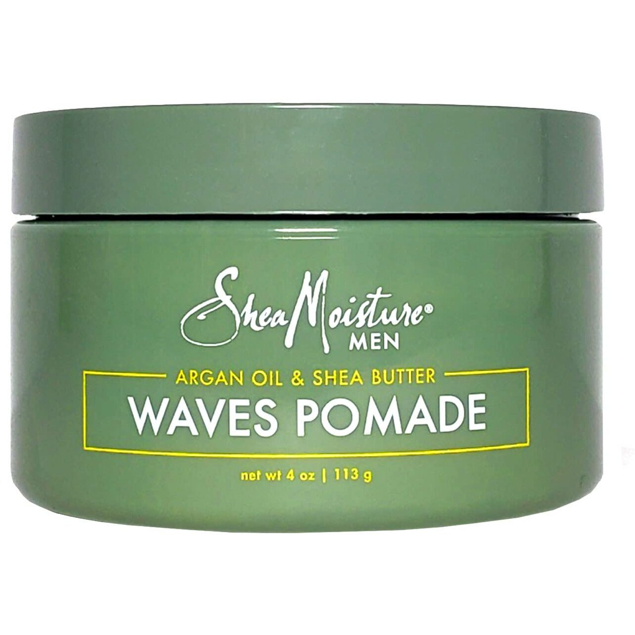 Sheamoisture Men Waves Pomade Argan Oil And Shea Butter - Hair Care Styling Product For Frizz Control And Waves - Men's Styling Hair Wax 4 Oz (1)