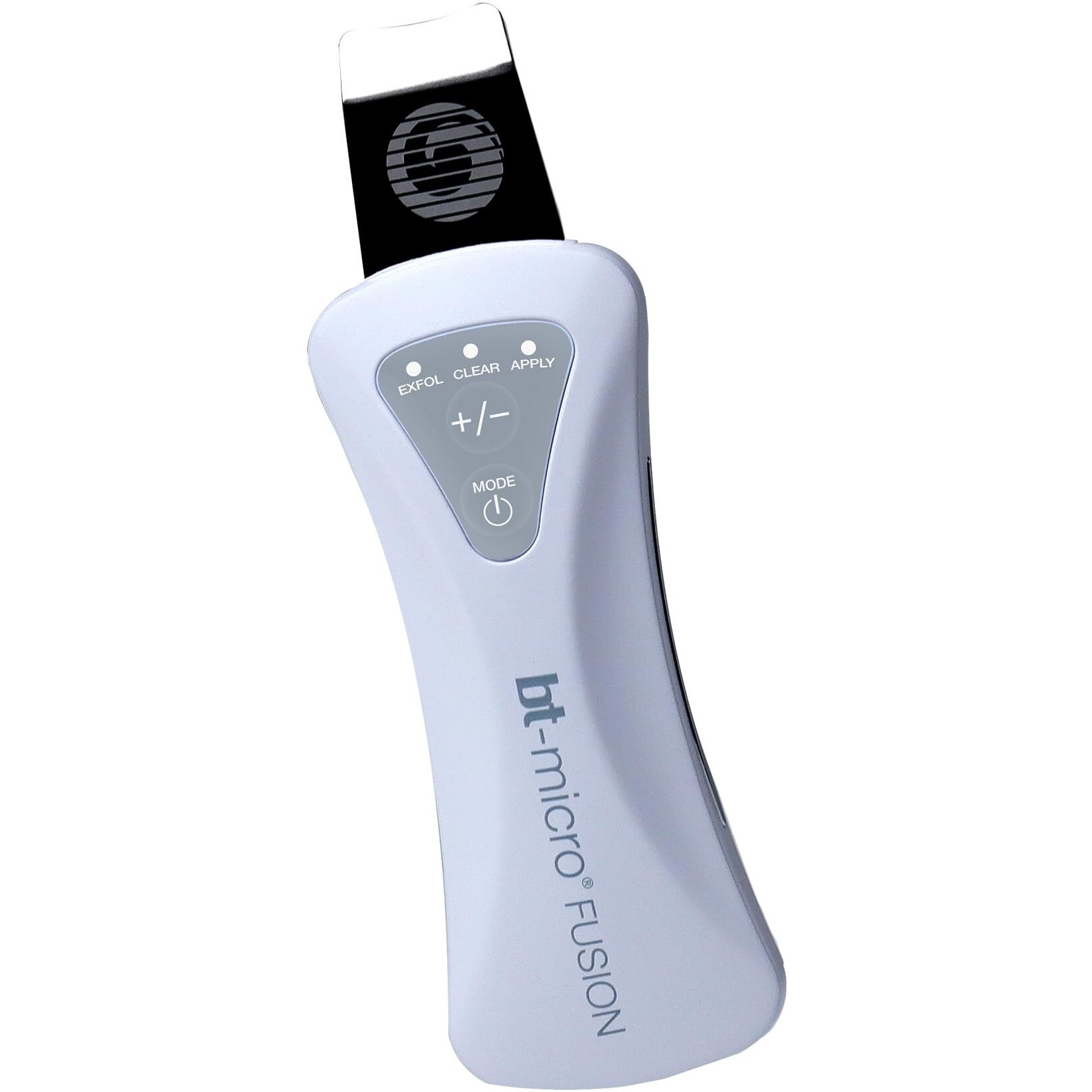 Bio-Therapeutic Bt-Micro Fusion Ultrasonic Skin Exfoliation. Smooth Skin  Clear Congestion  Superior Blackhead Extraction  3 Modes 2 Power Levels  Stainless Steel Applicator  Rechargeable
