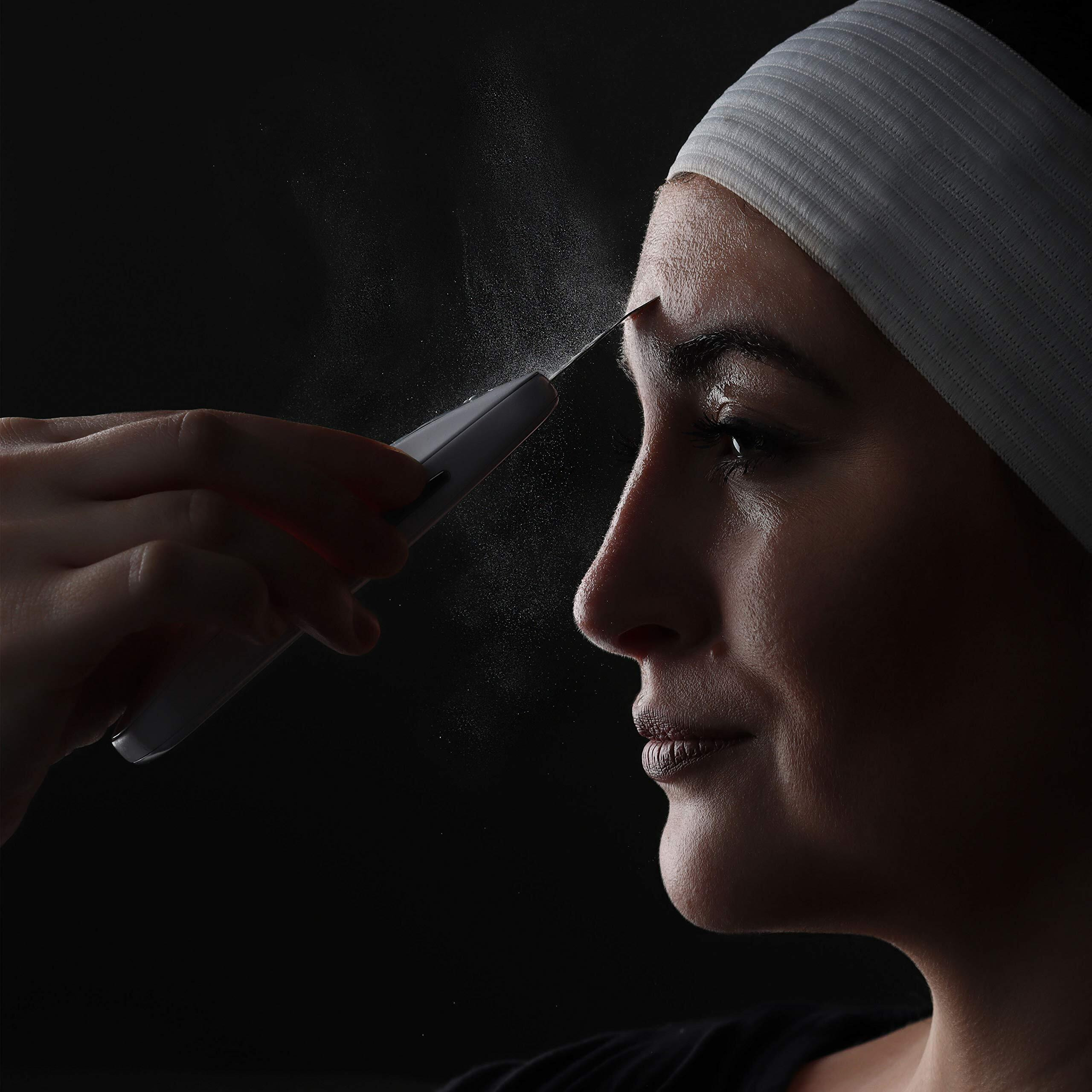 Bio-Therapeutic Bt-Micro Fusion Ultrasonic Skin Exfoliation. Smooth Skin  Clear Congestion  Superior Blackhead Extraction  3 Modes 2 Power Levels  Stainless Steel Applicator  Rechargeable