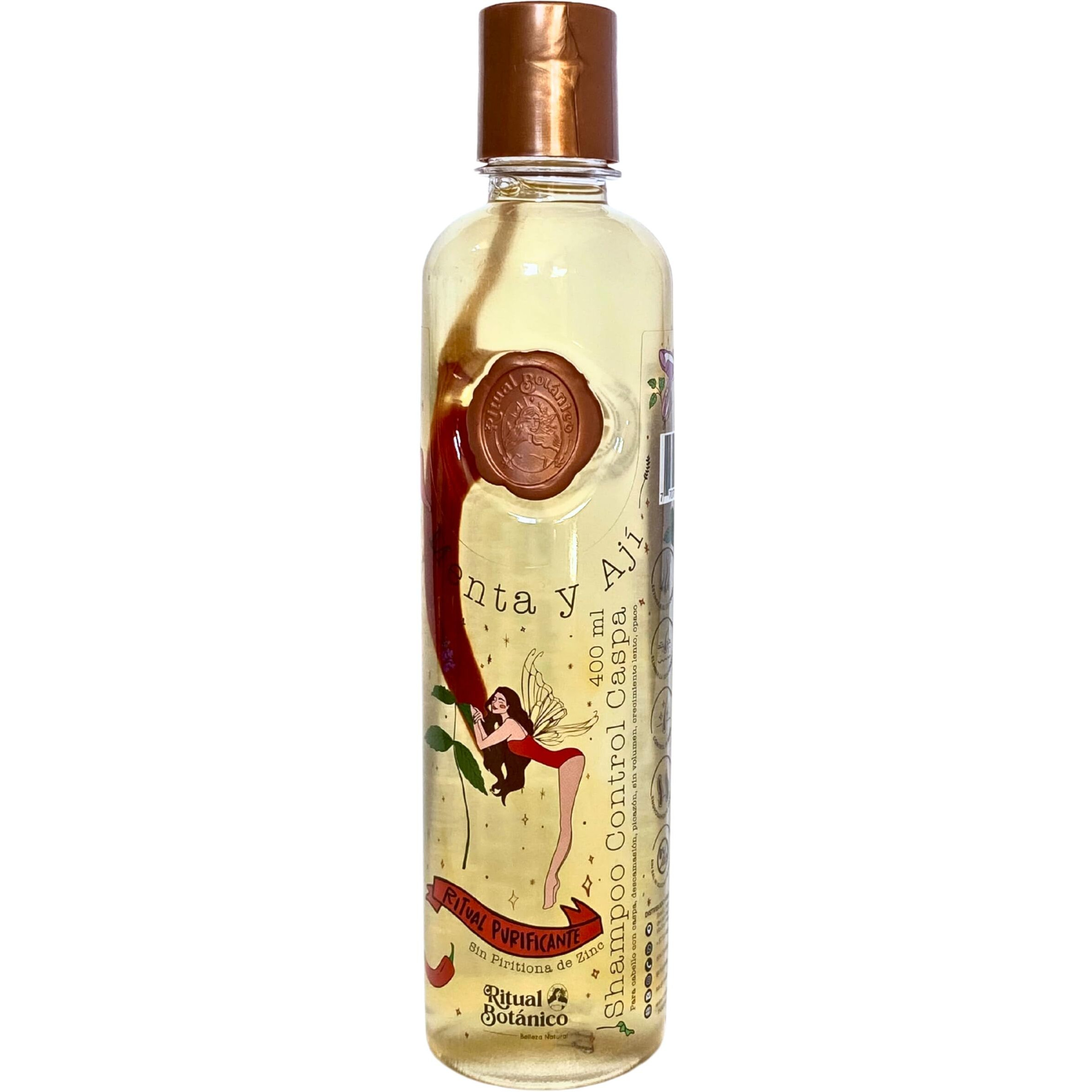 Ritual Botanico Dandruff Control With Mint And Chili  Shampoo Control Caspa Con Menta Y Aji  Natural Ingredients  400Ml