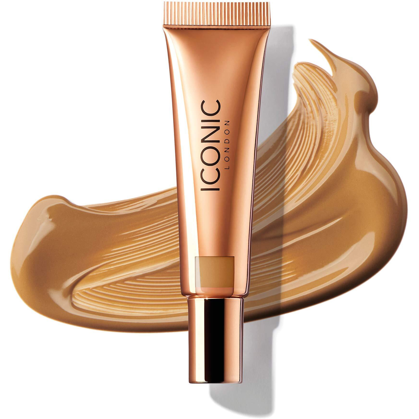 Iconic London Sheer Bronze | Lightweight Liquid Buildable Bronzer  Cruelty Free  Vegan Makeup  (Golden Hour) 0.42 Fl Oz