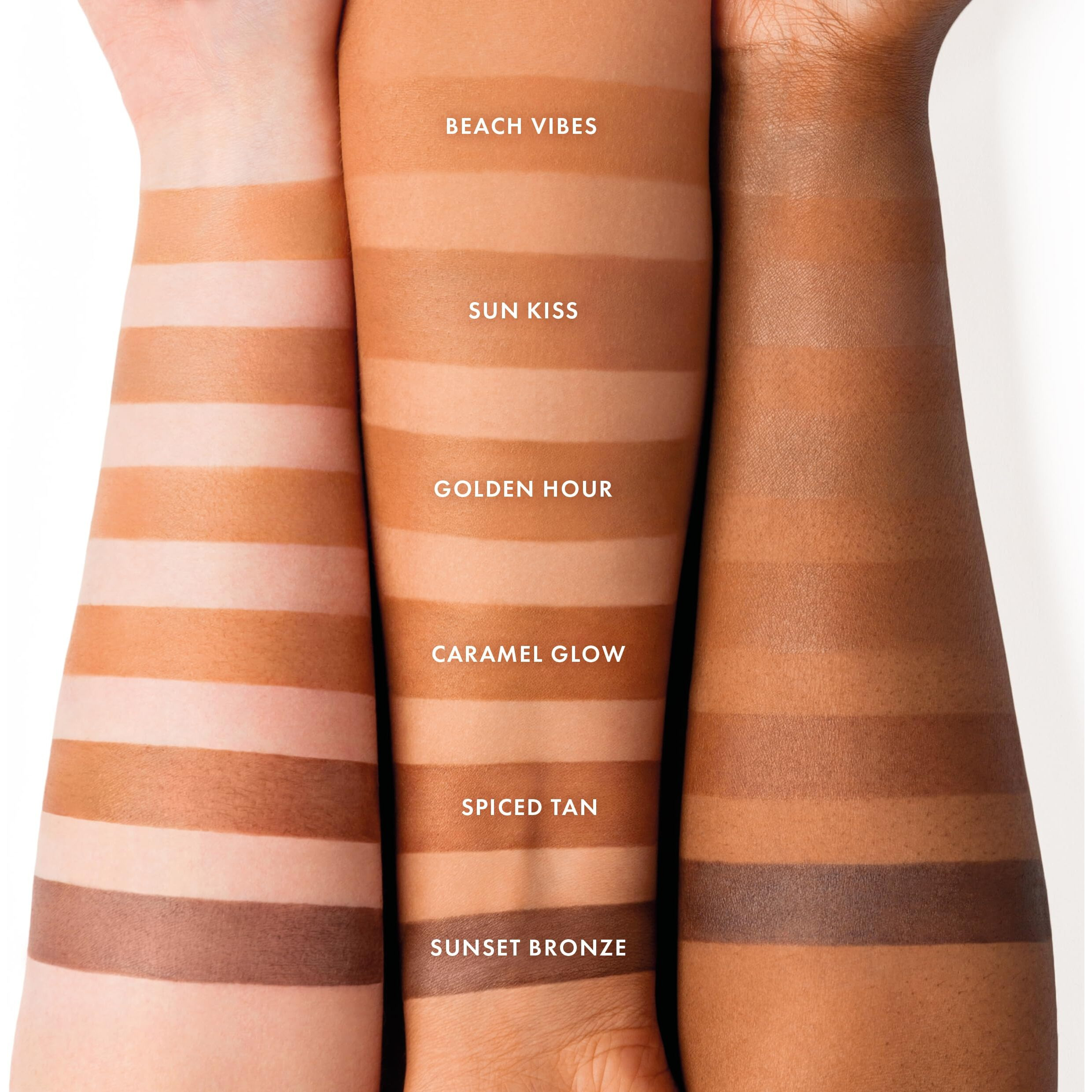 Iconic London Sheer Bronze | Lightweight Liquid Buildable Bronzer  Cruelty Free  Vegan Makeup  (Golden Hour) 0.42 Fl Oz