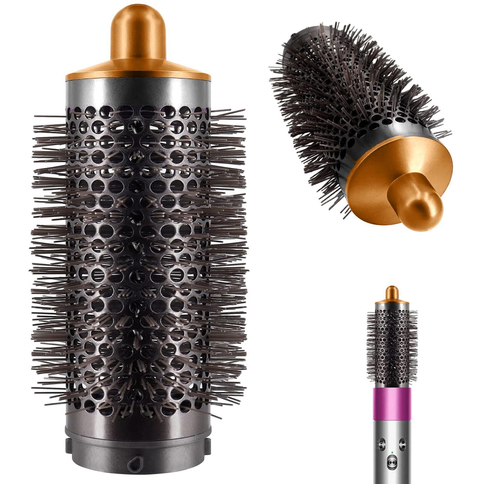 Round Volumizing Brush For Dyson Airwrap Hs01 Hs05 Attachment  For Dyson Hair Styling  Part Number 969489-01 970750-01