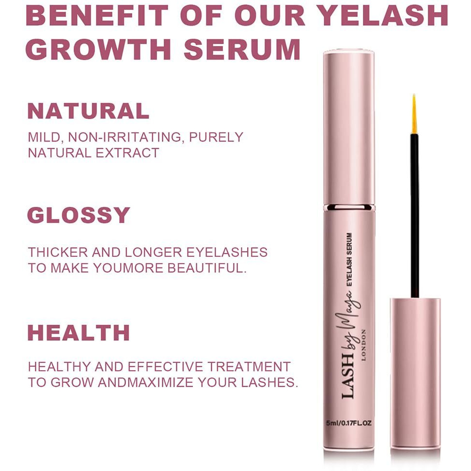 Lash By Maya Serum Official Authentic Lash By Maya Serum Eyelash Growth Serum  Lash Growth Serum Lash Boost Serum  Lash Enhancing Serum  Cruelty Free  Made In The Usa-5Ml