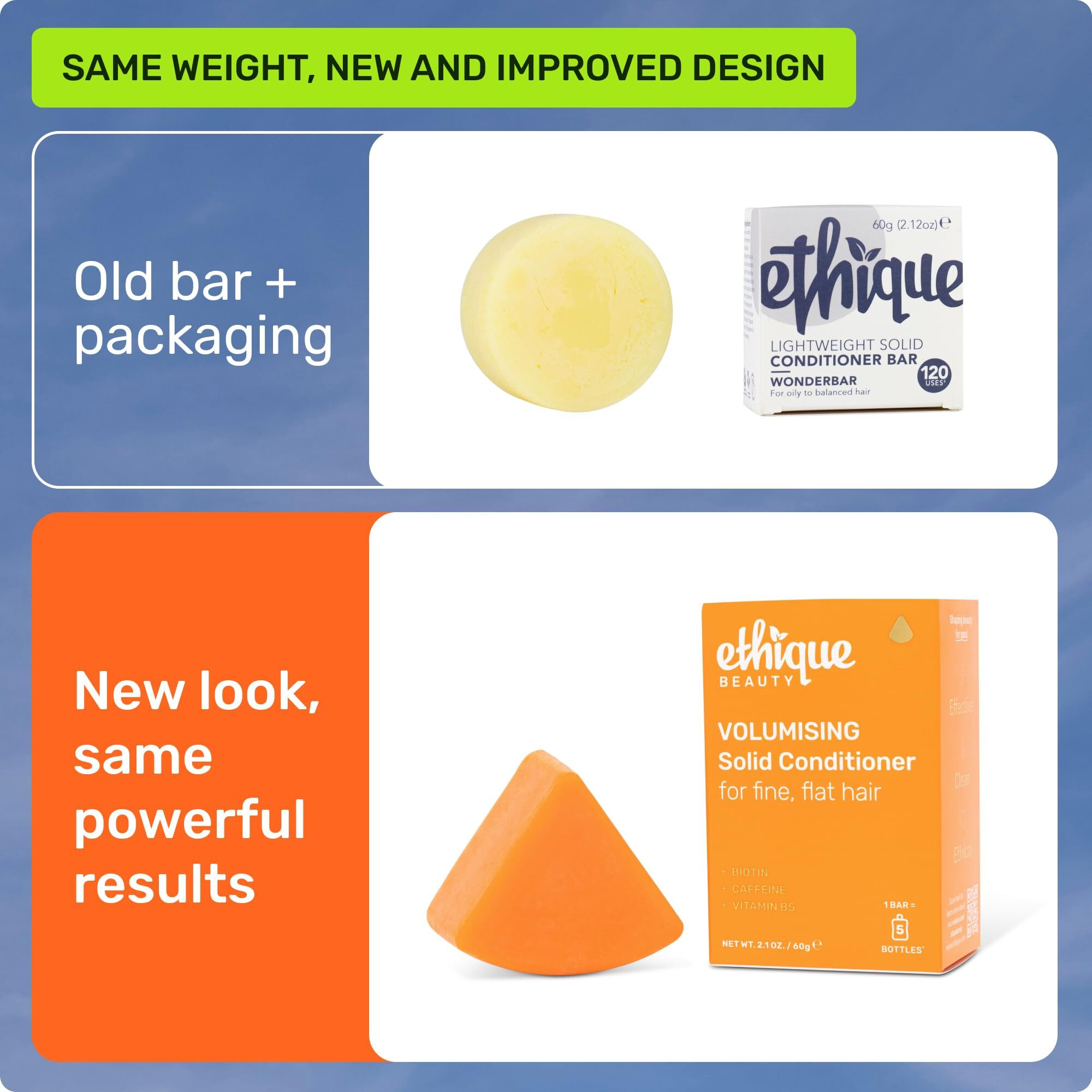 Volumizing Conditioner Bar With Biotin For Thin  Fine Hair - Plastic-Free  Vegan  Cruelty-Free  2.12 Oz