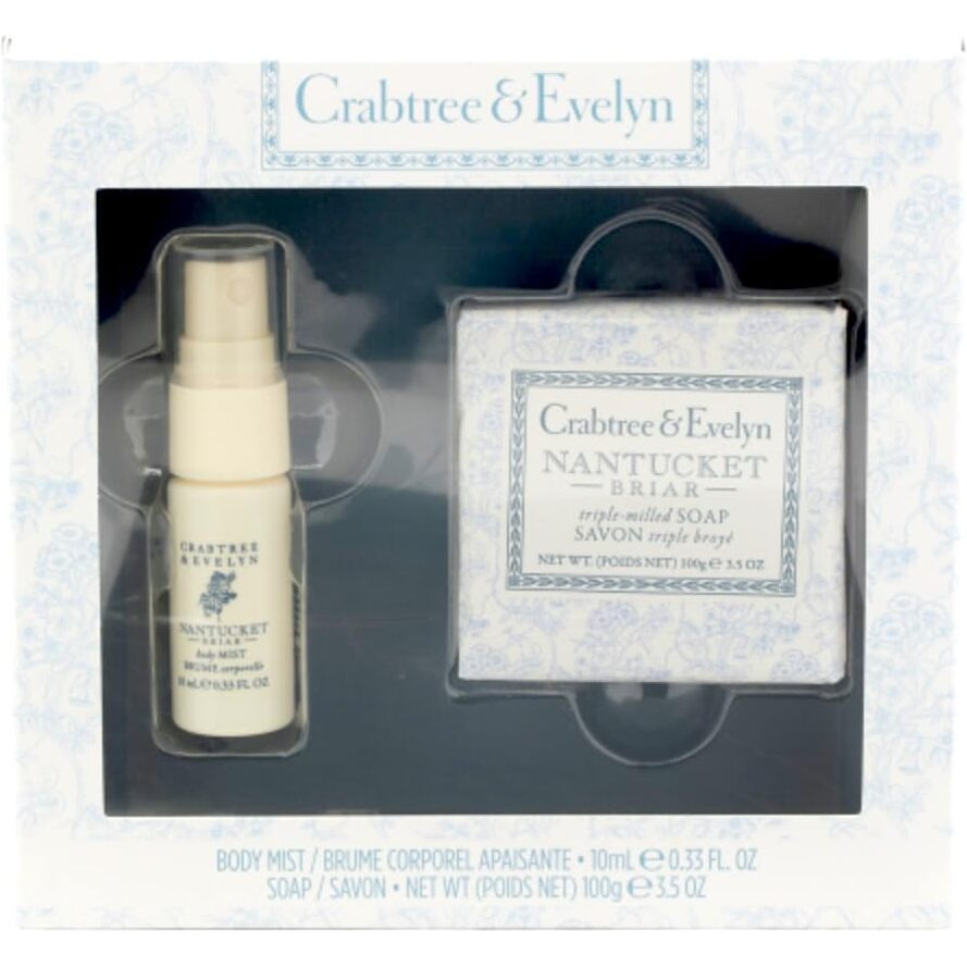 Crabtree & Evelyn Nantucket Briar .33 Oz Body Mist & 3.5 Oz Bar Soap Set