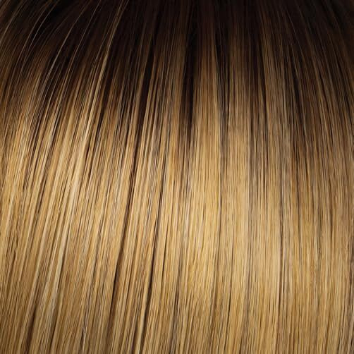 Hairuwear Hairdo Sleek For The Week Straight Asymmetrical Shoulder Length Wig  Average Cap  Ss25 Rooted Ginger Blonde