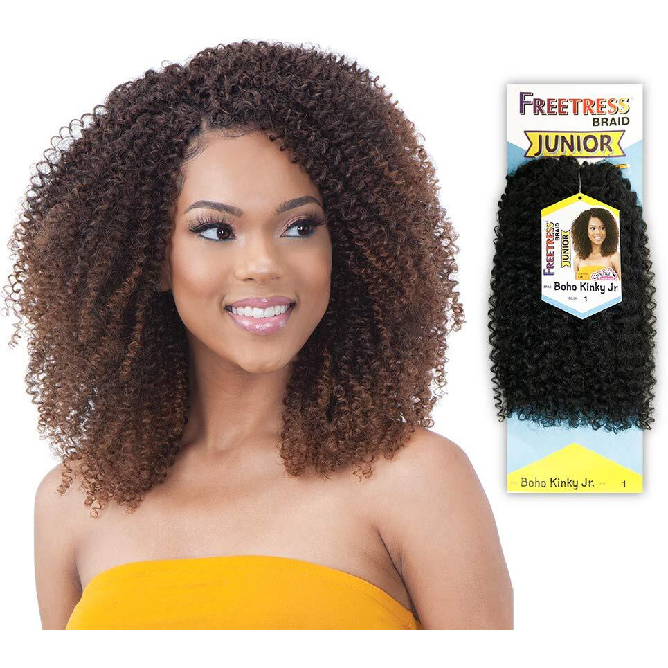 Freetress Crochet Braids Boho Kinky Jr (5-Pack  1B)