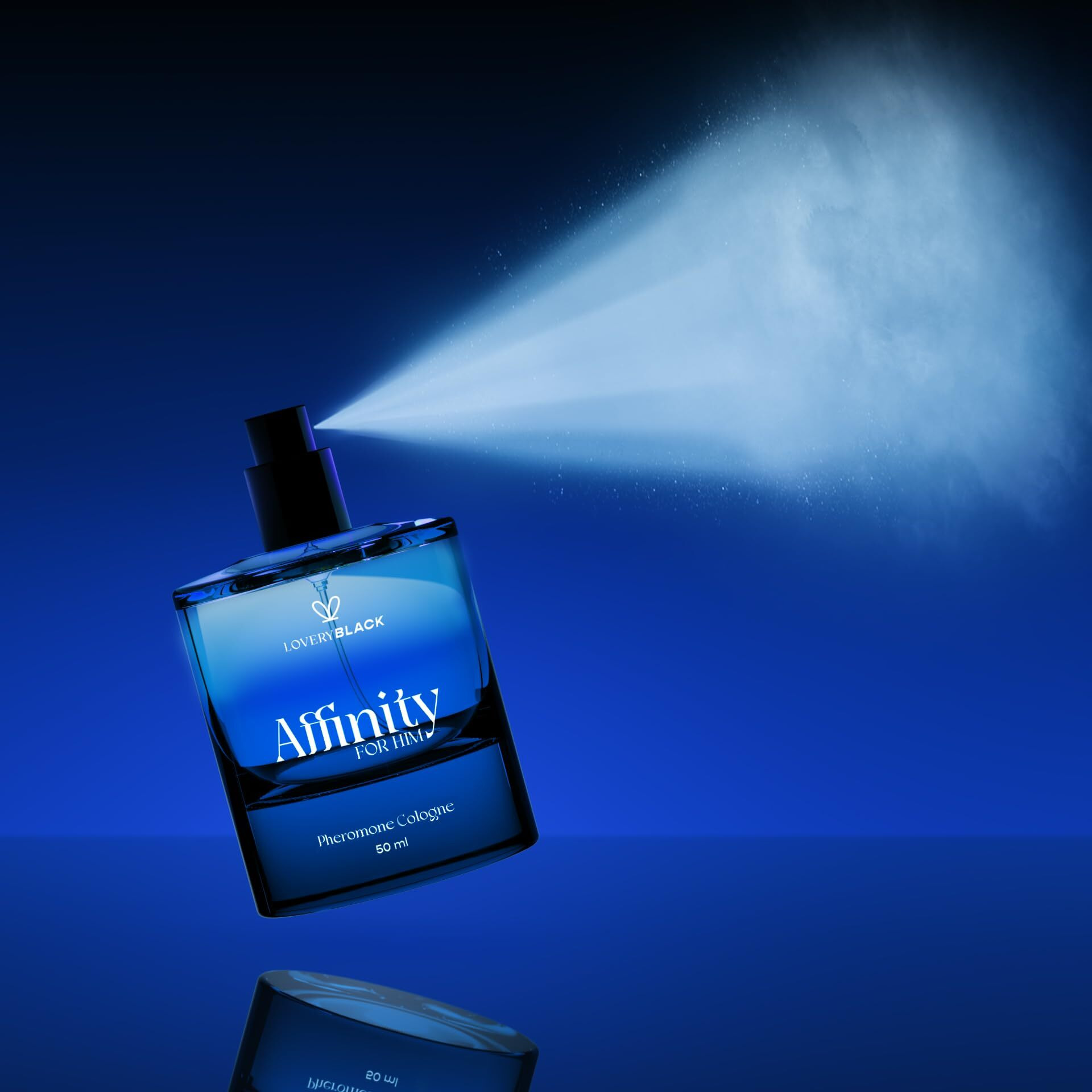 Lovery Affinity For Him Pheromone Cologne For Men - Enhance Attraction & Confidence - Masculine Earthy & Musky Scent With Amber  Patchouli  And Musk - Irresistible  Long-Lasting Fragrance