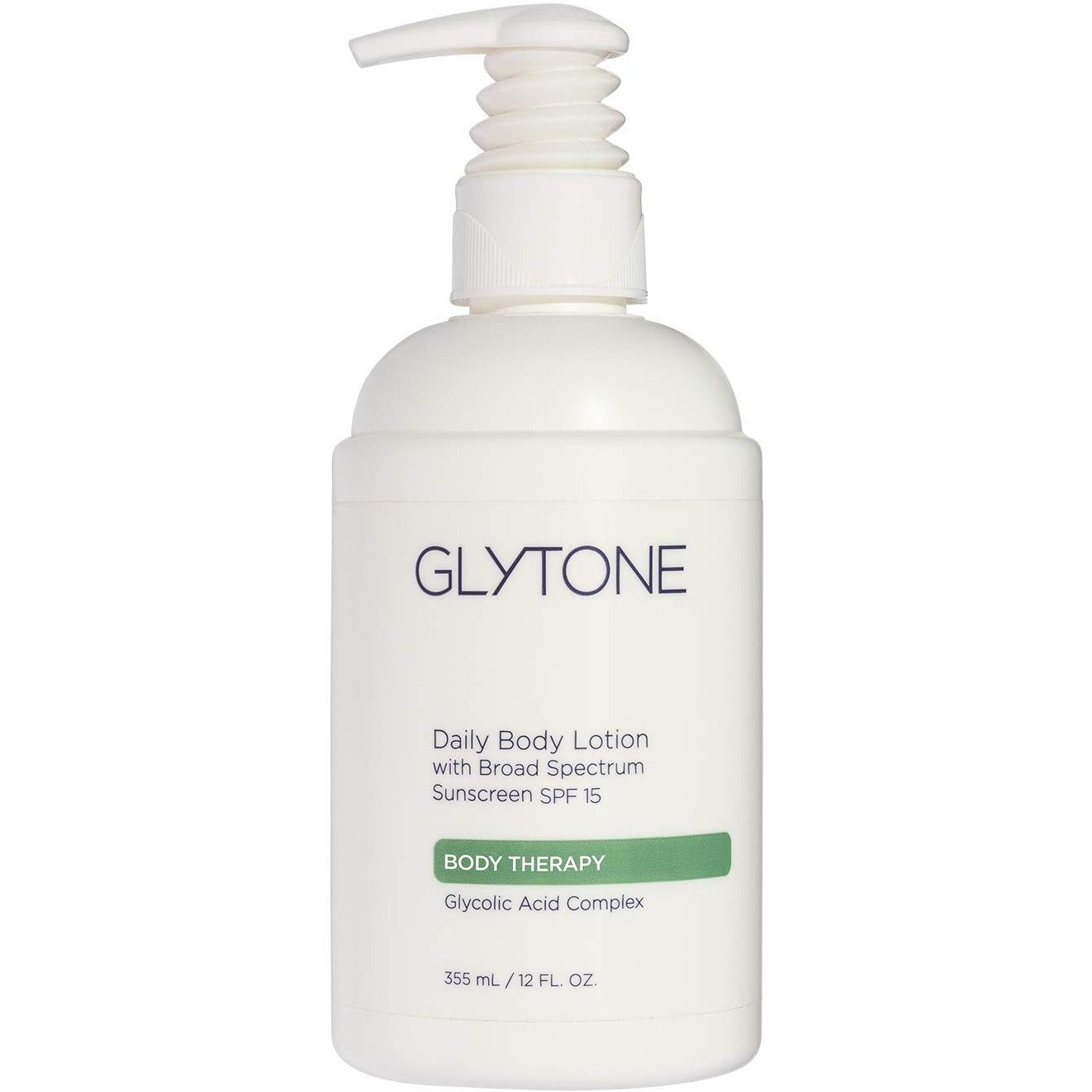 Glytone Daily Body Lotion Broad Spectrum Spf 15 With Glycolic Acid & Shea Butter  Retexturizing Moisturizer  Fragrance Free  12 Oz.