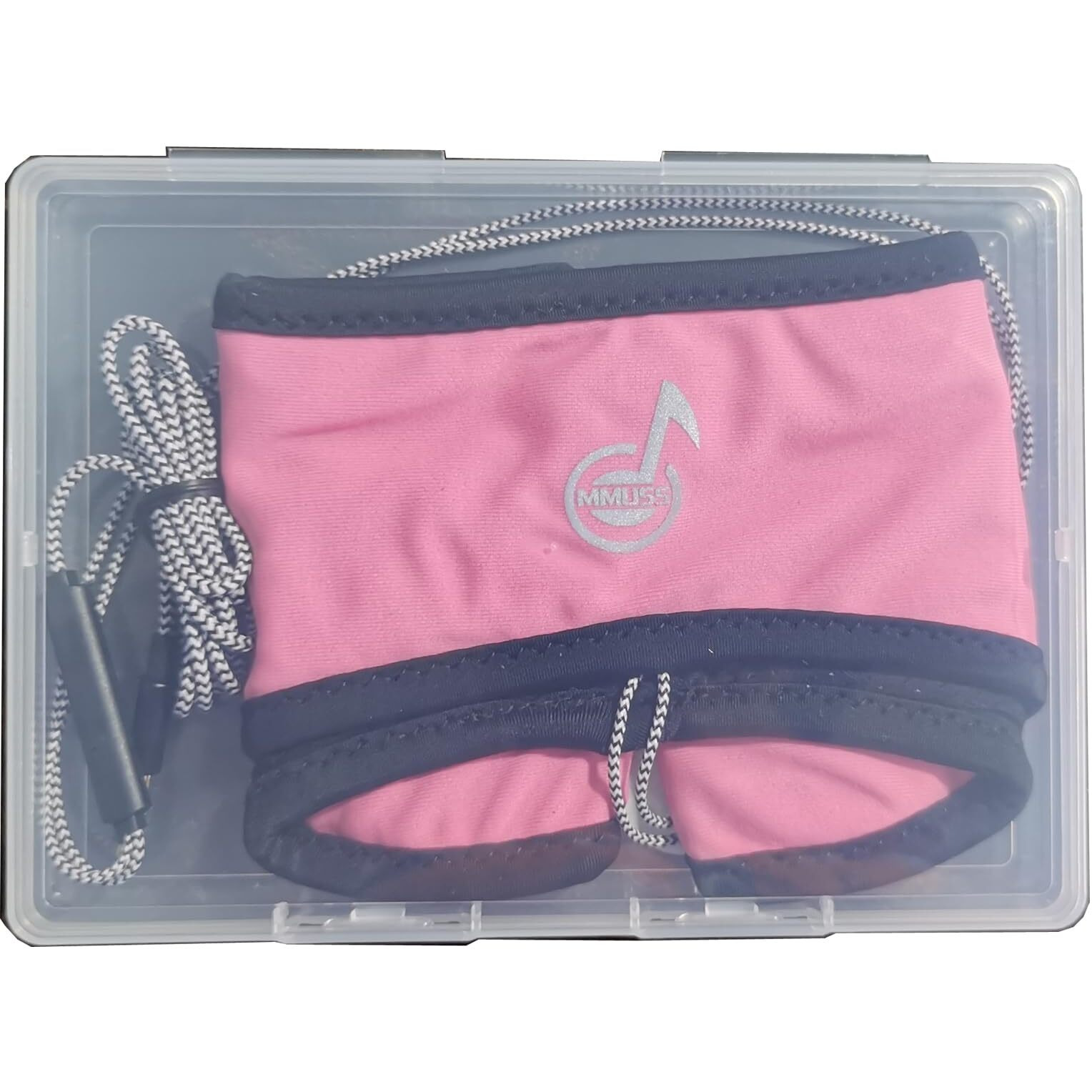 Mmuss Music Headbands With Ultra Thin Speakers For Women & Men  Non-Slip Premium Stretchy Head Bands For Washing Face Sport Sleep Yoga Travel Or Running.(Button Pink)