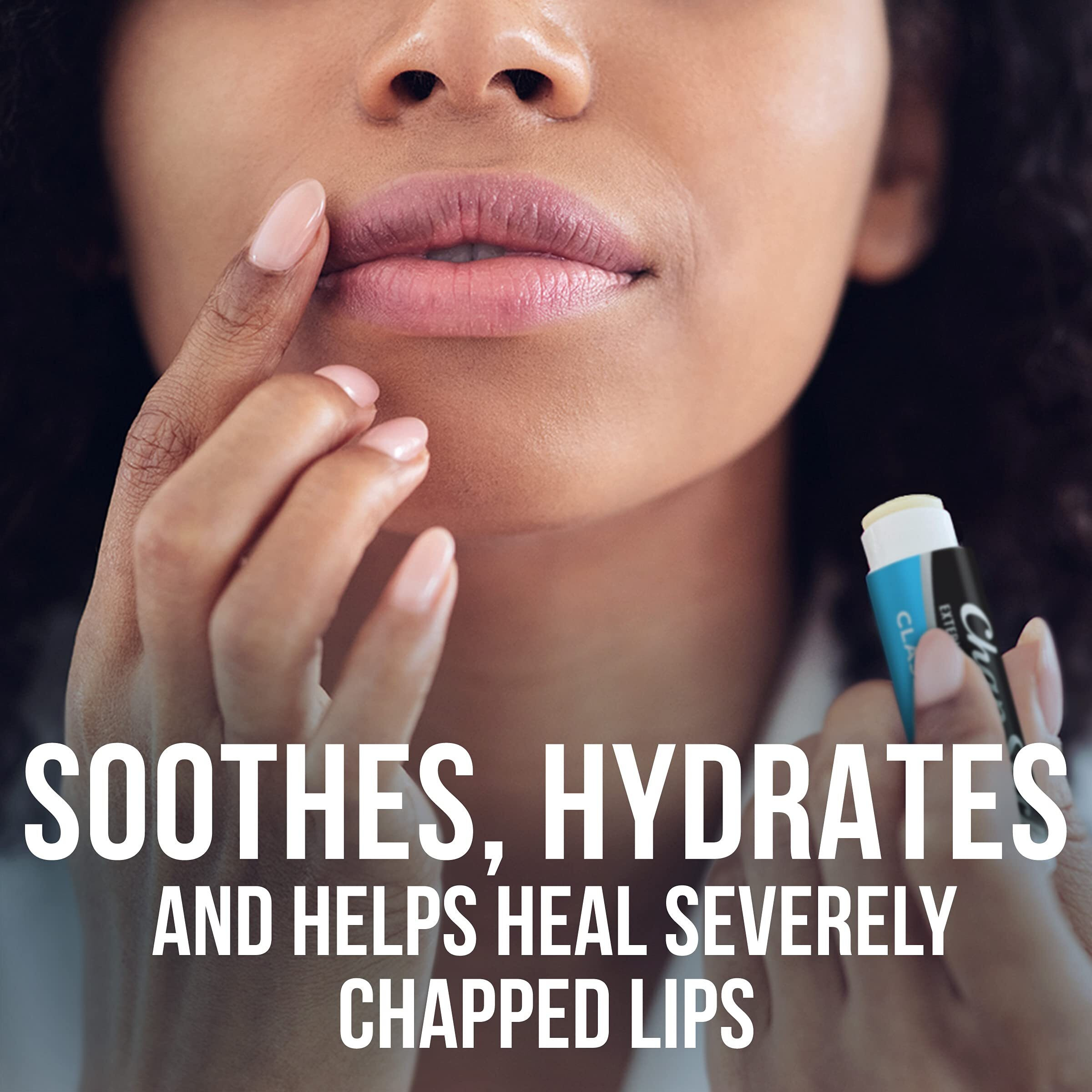 Chapstick Bulk Medicated Lip Balm 12-Pack - External Analgesic  Skin Protectant For Dry Lips & Cold Sore Pain Relief  0.15 Oz Ea