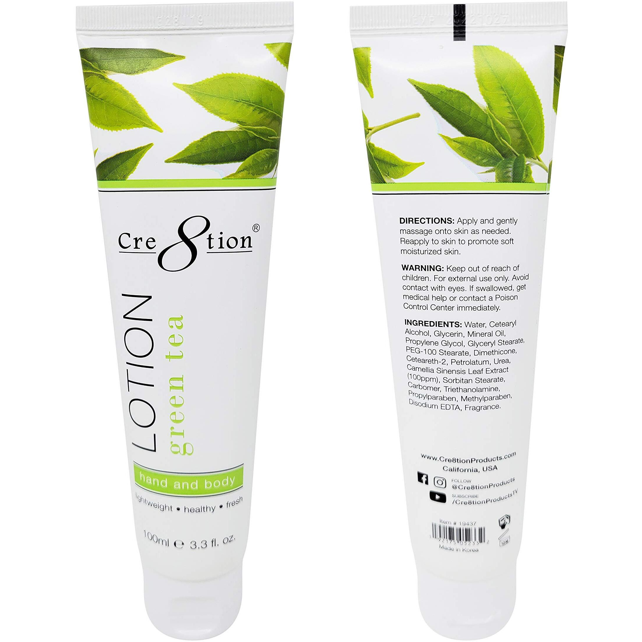 Cre8Tion Premium Hand And Body Lotion  Made In Korea (Green Tea)
