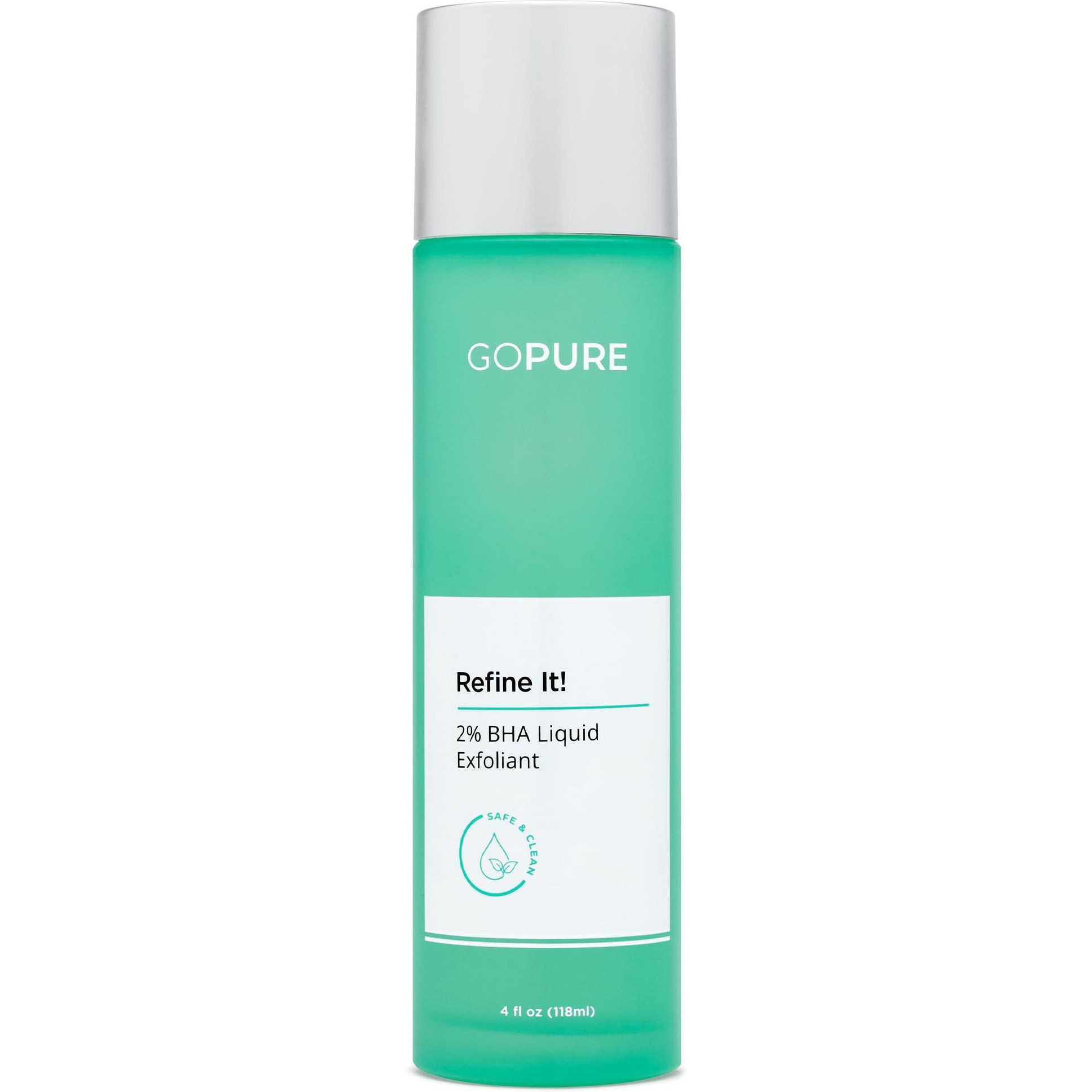 Gopure Refine It 2% Bha Liquid Exfoliant - Pore Refining  Texture Smoothing  Complexion Correcting  Infused With Nourishing Fruit Extracts  Safe For All Skin Types