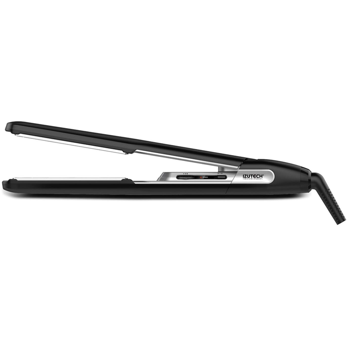 Izutech Slk 450 Titanium Digital Flat Iron  Rapid Heat  Black  1.25 Inch