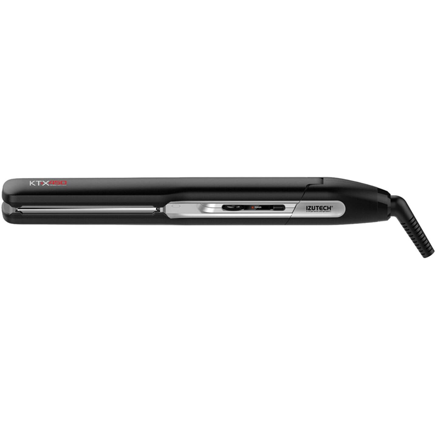 Izutech Slk 450 Titanium Digital Flat Iron  Rapid Heat  Black  1.25 Inch