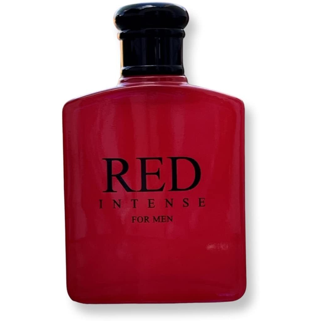 United Scents Red Intense Eau De Parfum For Men 3.4 Fl Oz | Top Notes Cranberry  Grapefruit  Italian Lemon