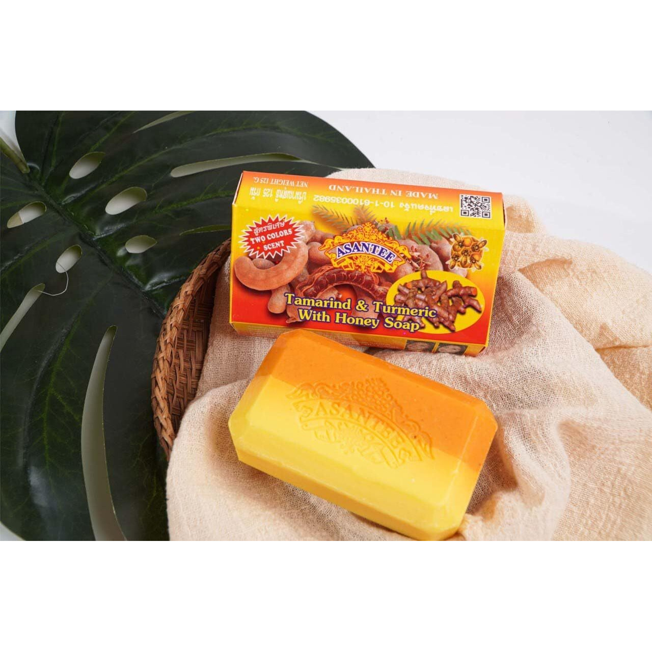 Asantee Tamarind And Turmeric With Honey Cleansing Soap (Pack Of 1)