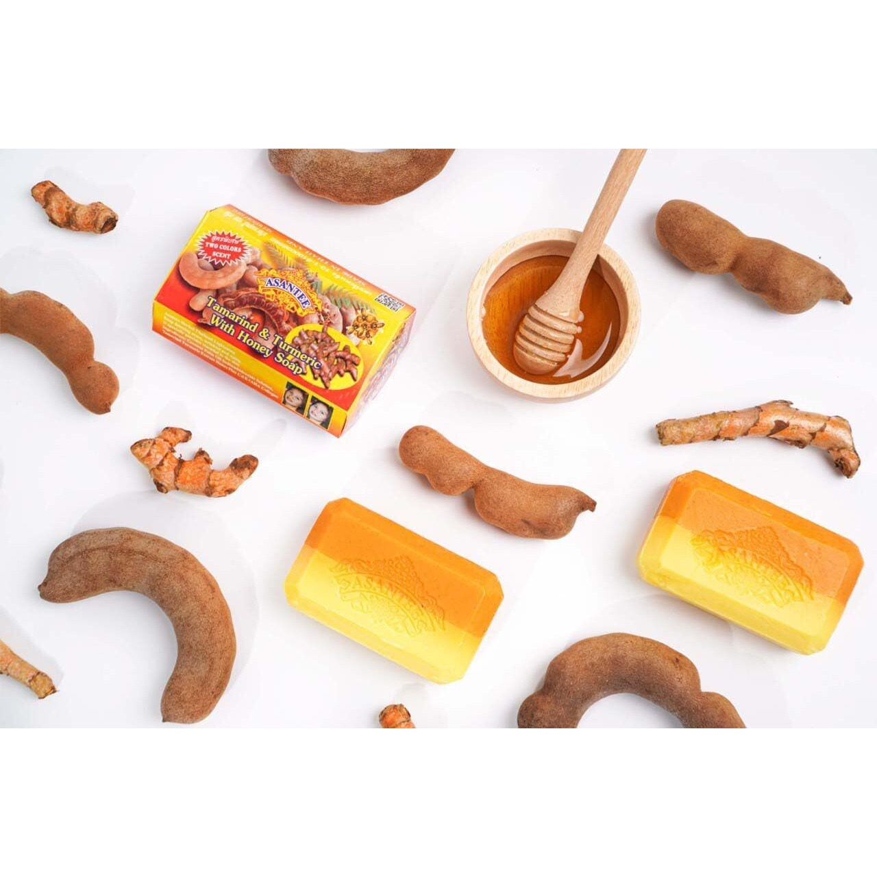 Asantee Tamarind And Turmeric With Honey Cleansing Soap (Pack Of 1)