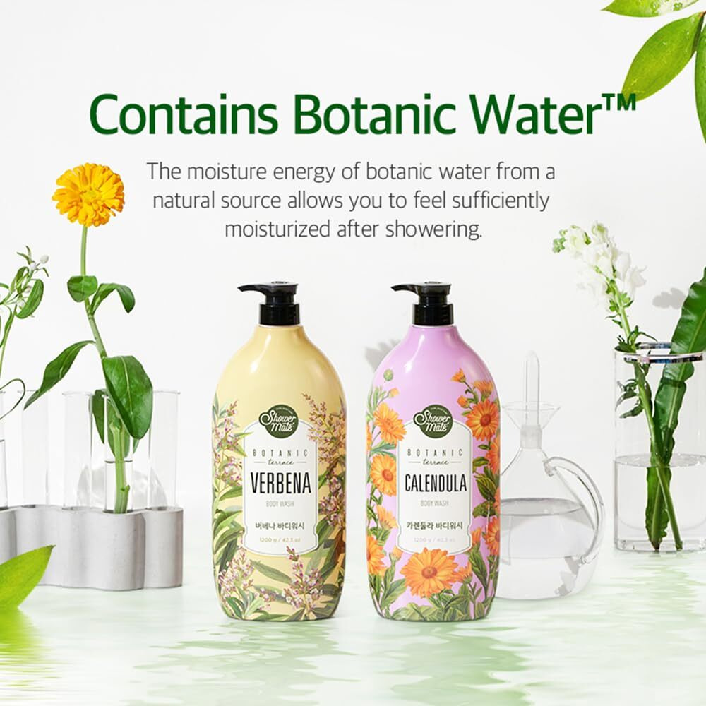 Showermate Botanic Body Wash 42.3 Fl Oz  1.2 Kg (Verbena)