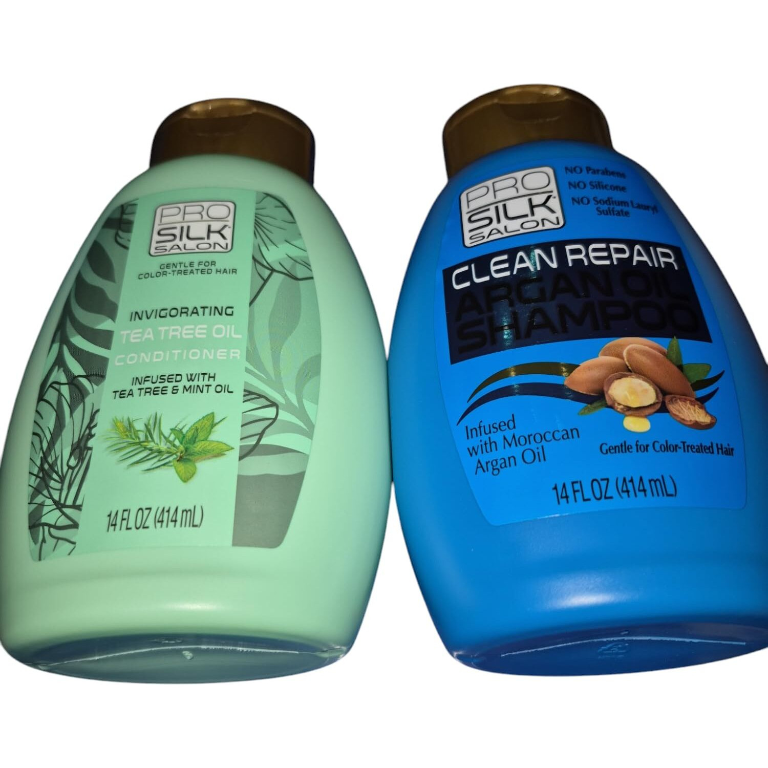 Pro Silk Salon Invigorating Tea Tree Oil Conditioner For Color-Treated Hair  14 Fl Oz  Infused With Tea Tree And Mint Oil