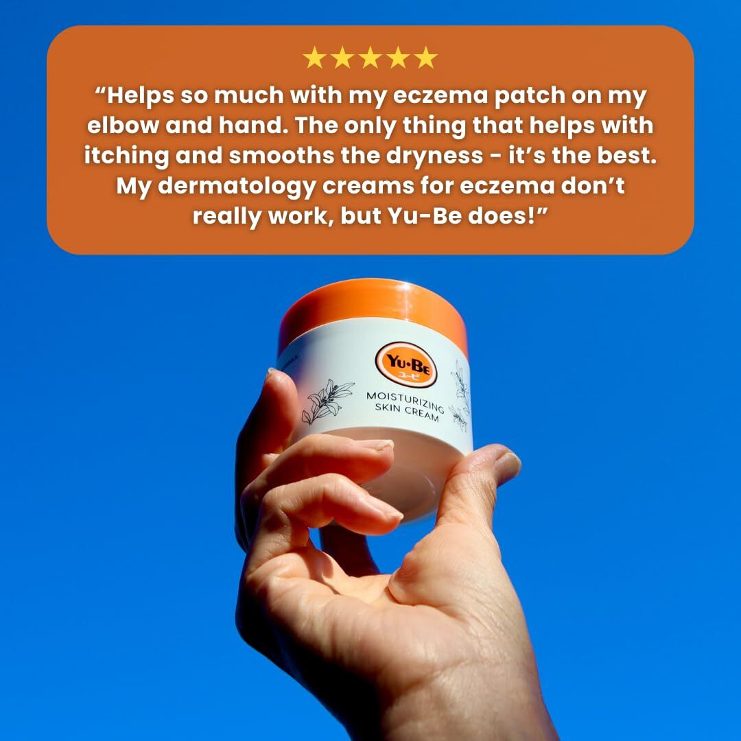 Yu-Be Moisturizing Skin Cream 4.4 Fl. Oz. Jar I Deeply Hydrating Non-Greasy Moisturizer For Dry Skin I Soothing Camphor Calms  Cools  & Relieves Skin I Vitamins Nourish  Repair & Rejuvenate