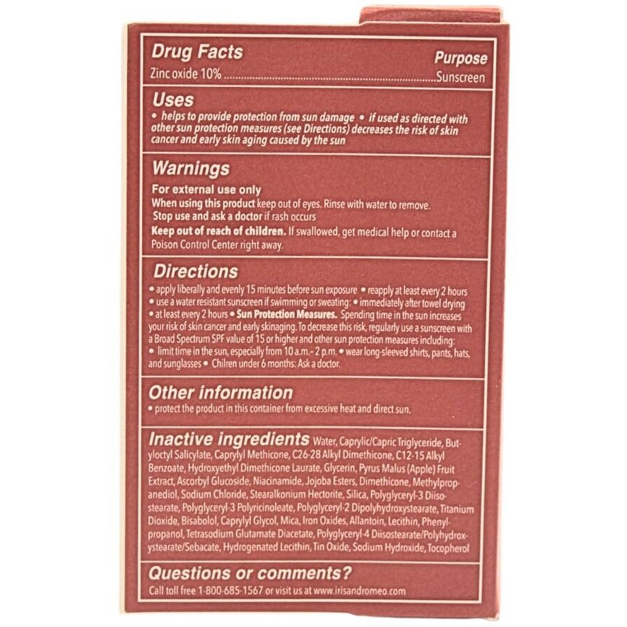 Iris&Romeo Mini Weekend Skin Spf 50 Instant Glow Tinted Mineral Sunscreen With Vitamin C + Niacinamide